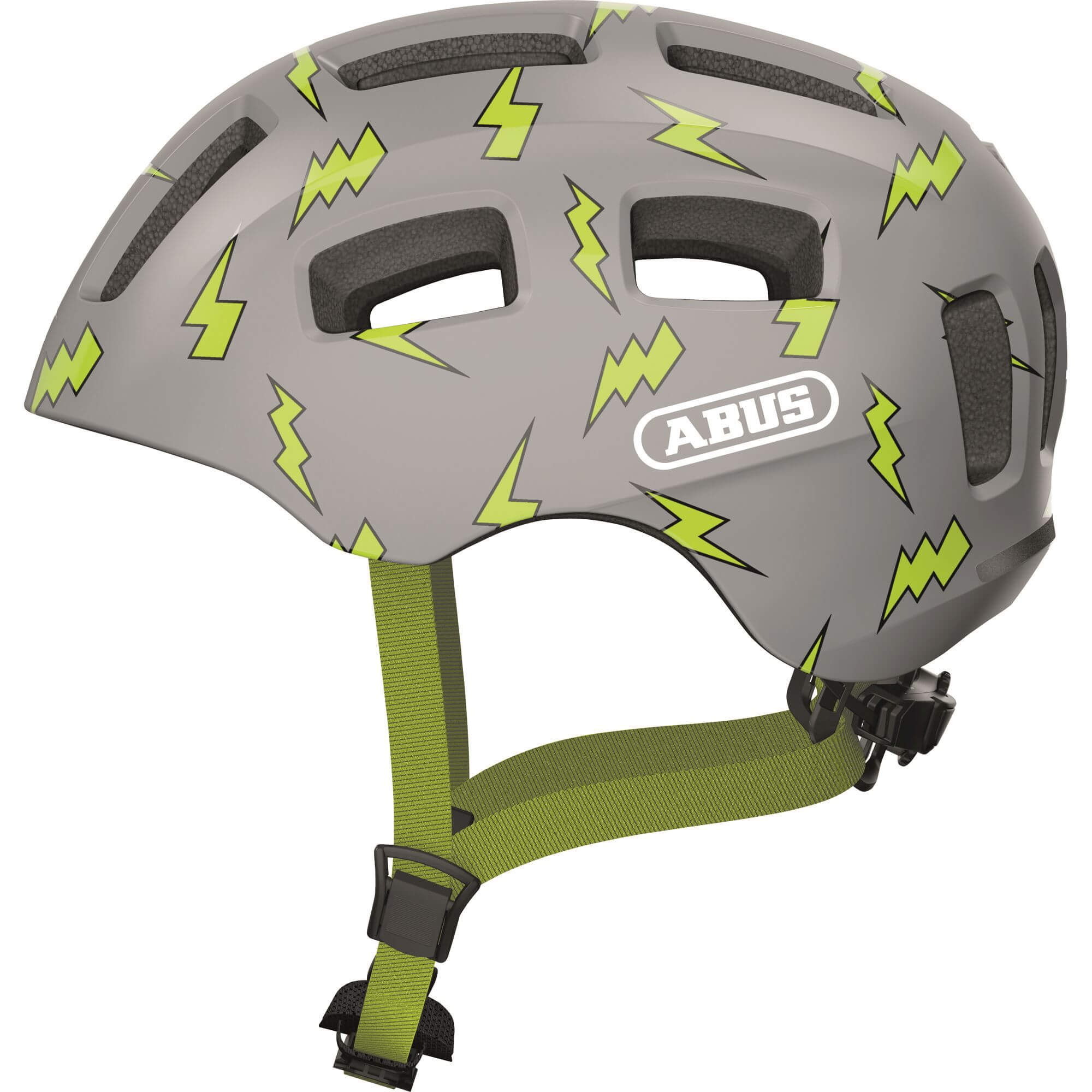 Abus helm youn-i 2.0 grijs flash m 52-57cm