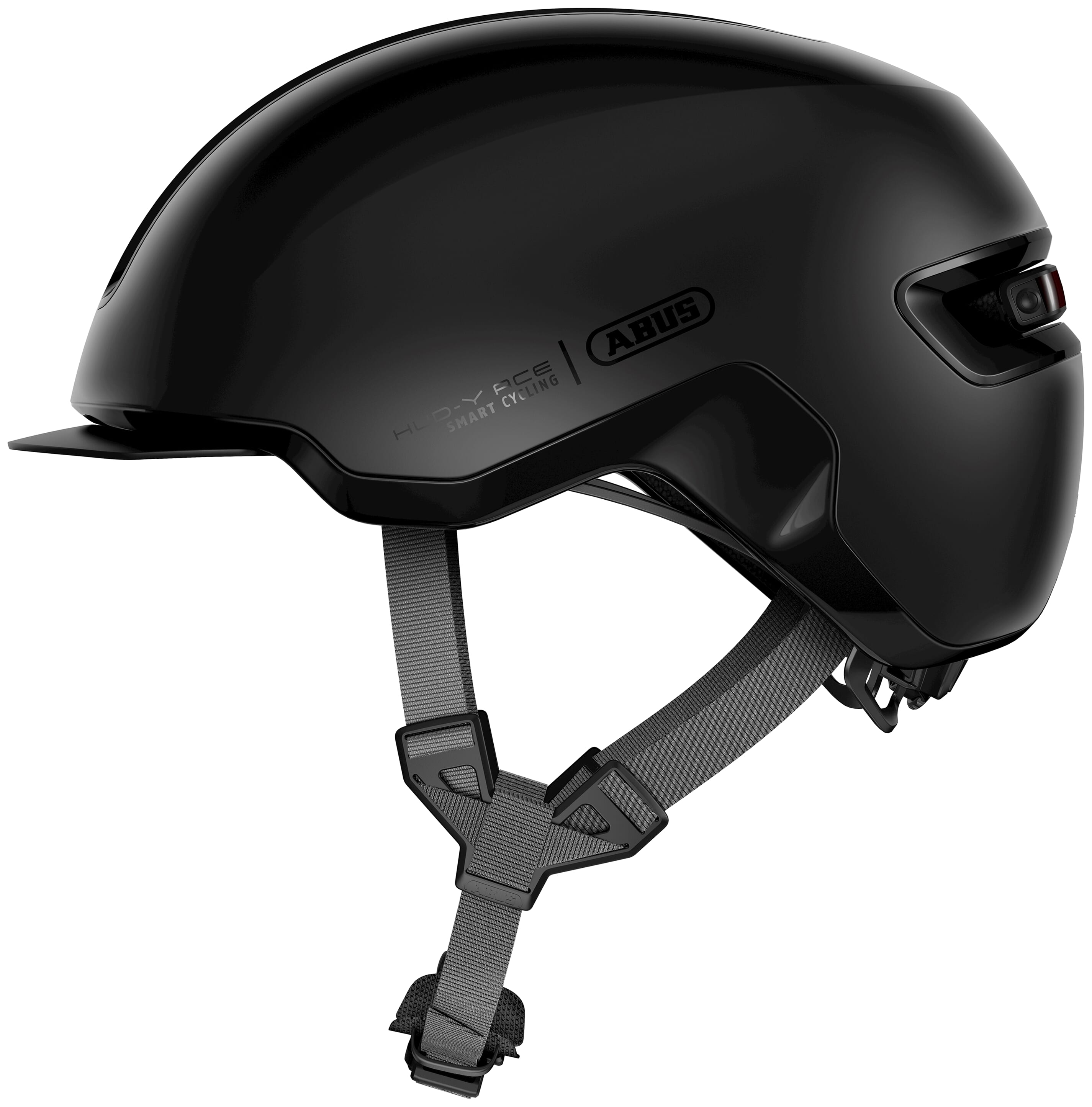Abus helm HUD-Y fluweel Zwart M 54-58cm