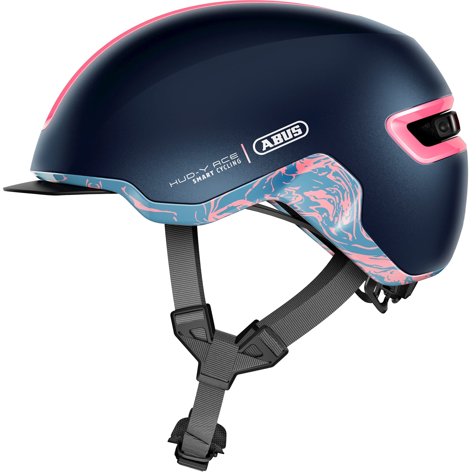 Abus Helm HUD-Y middernacht Blauw M 54-58cm