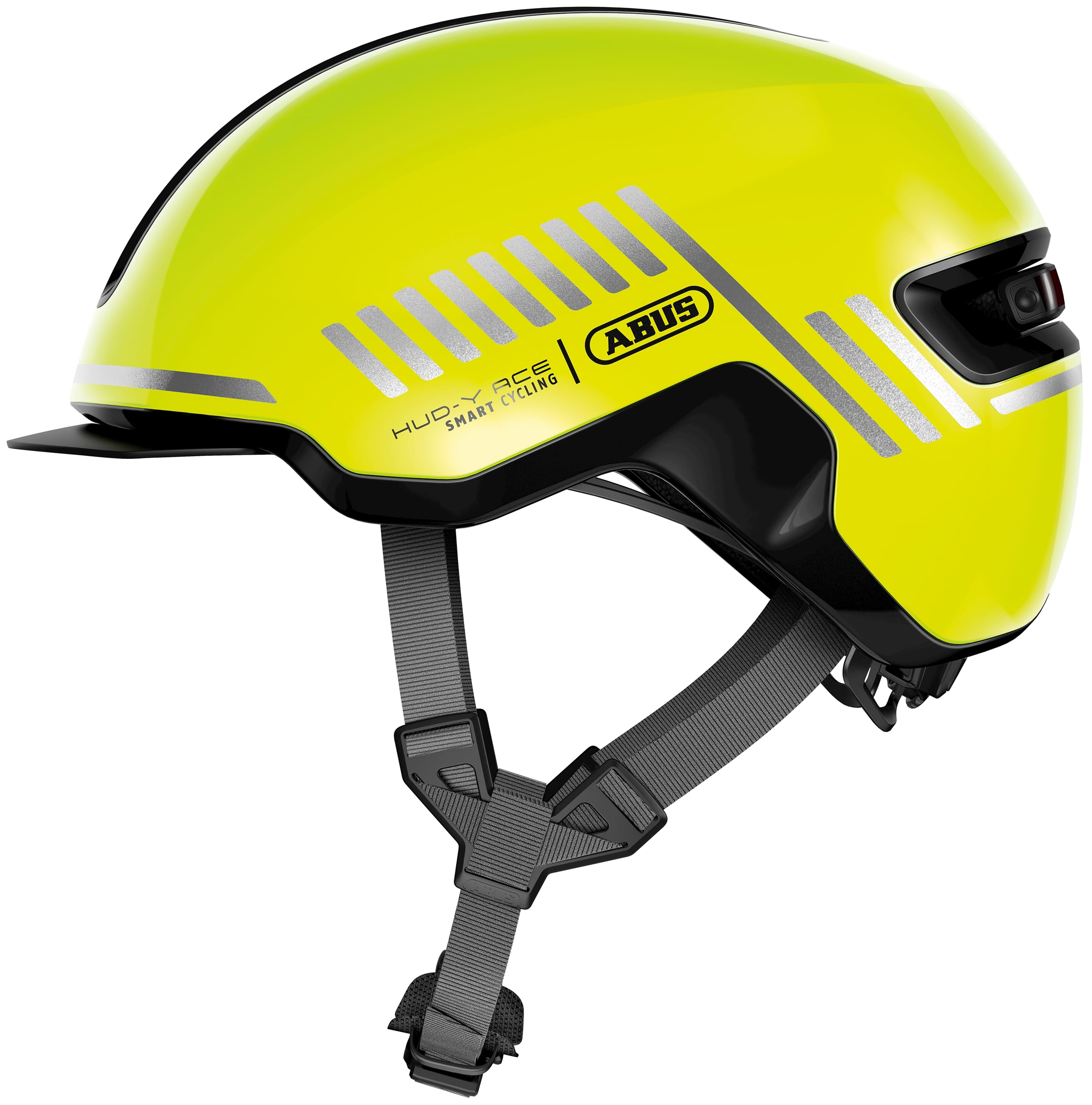 Abus helm HUD-Y signaal Geel M 54-58cm
