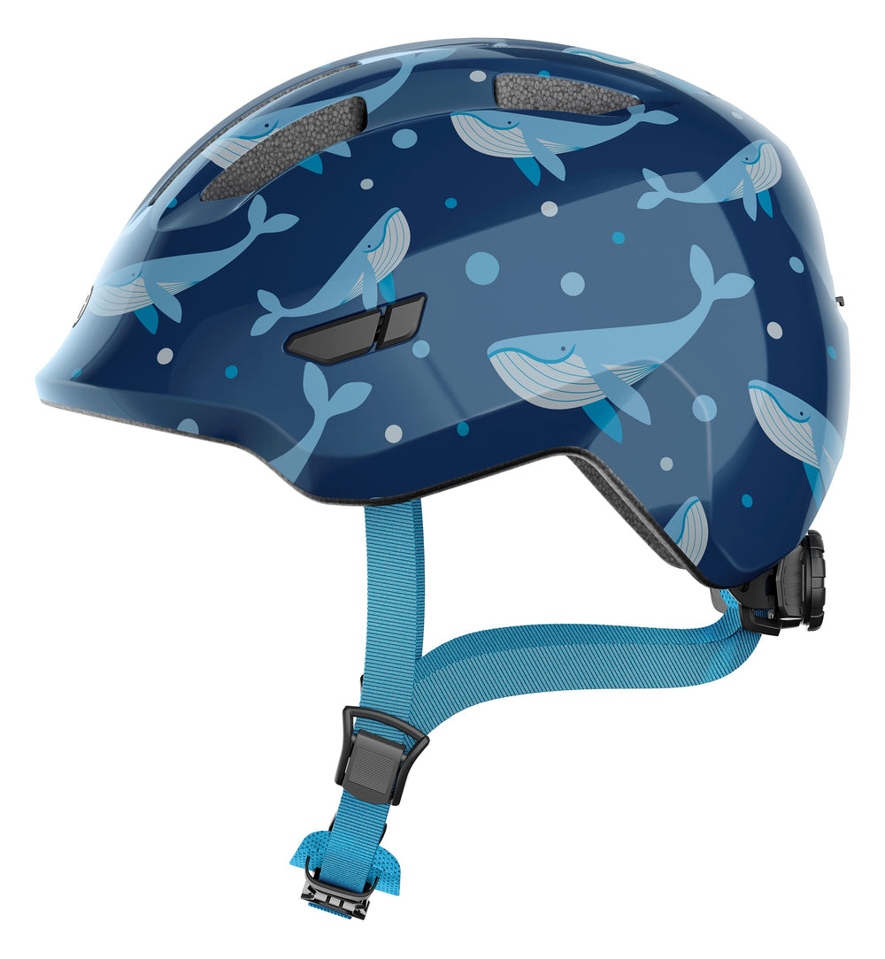 Abus stuurstand Smiley 3.0 Blauw walvis S 45-50cm