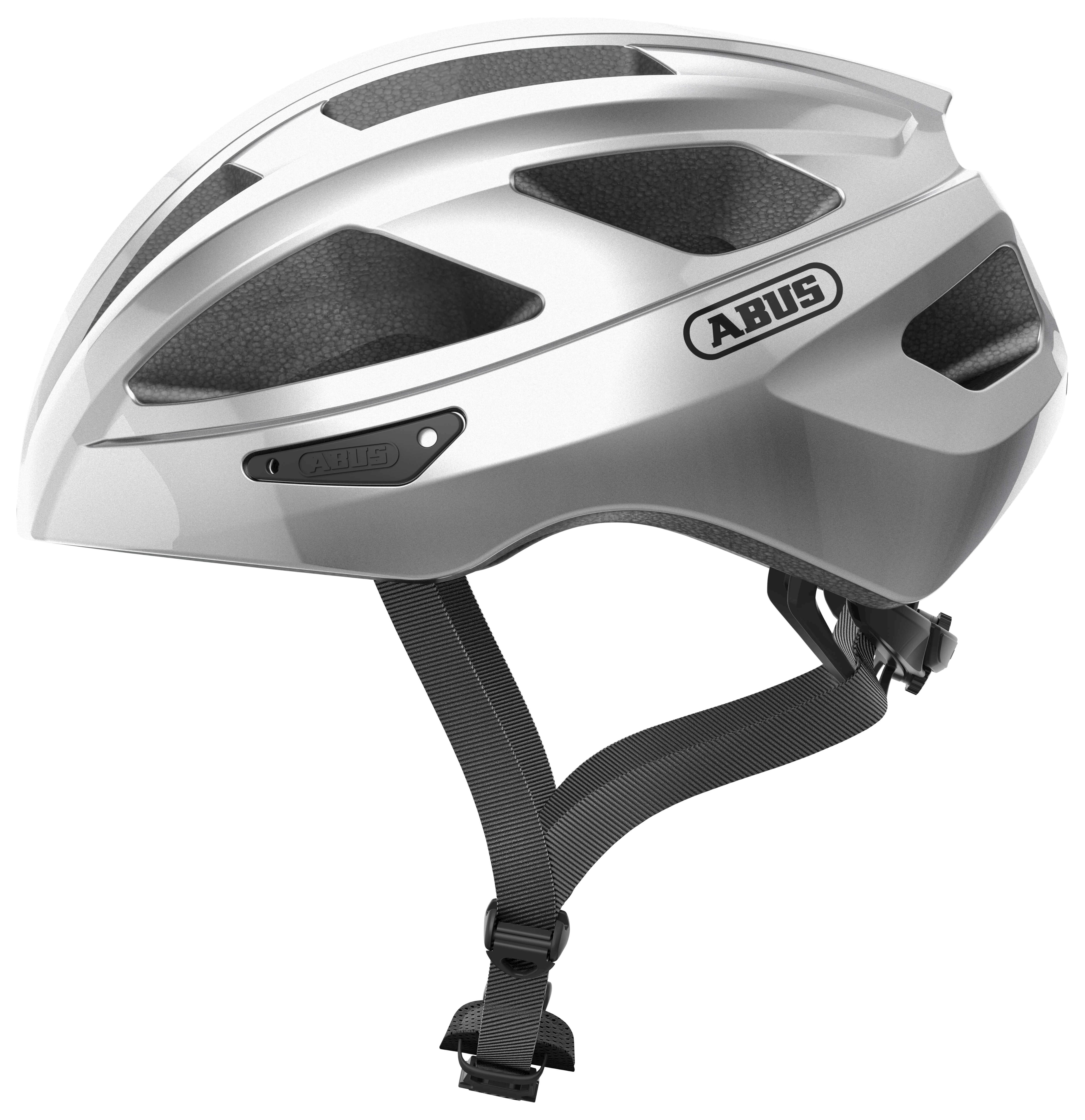 Abus helm MacatGoud glans Zilver S 51-55cm