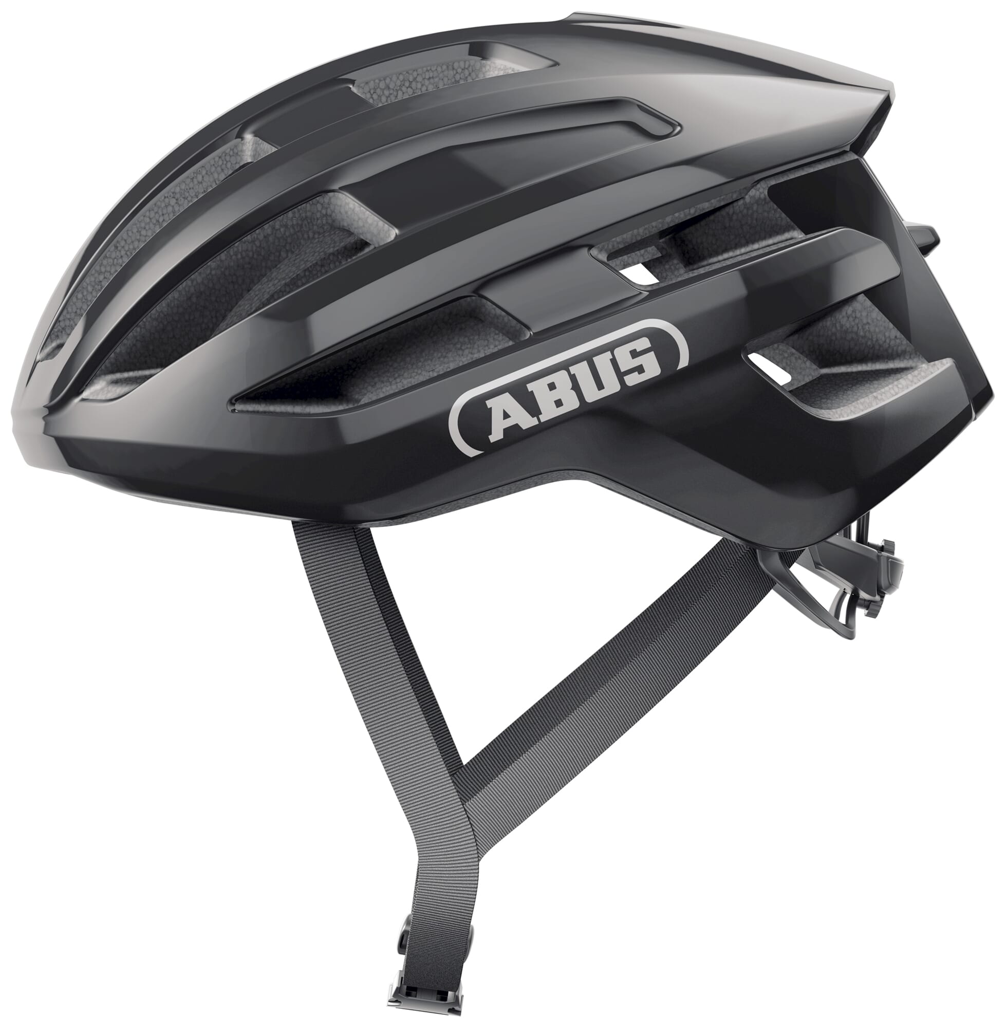 Abus stuurstand PowerDome glanzend Zwart M 54-58cm