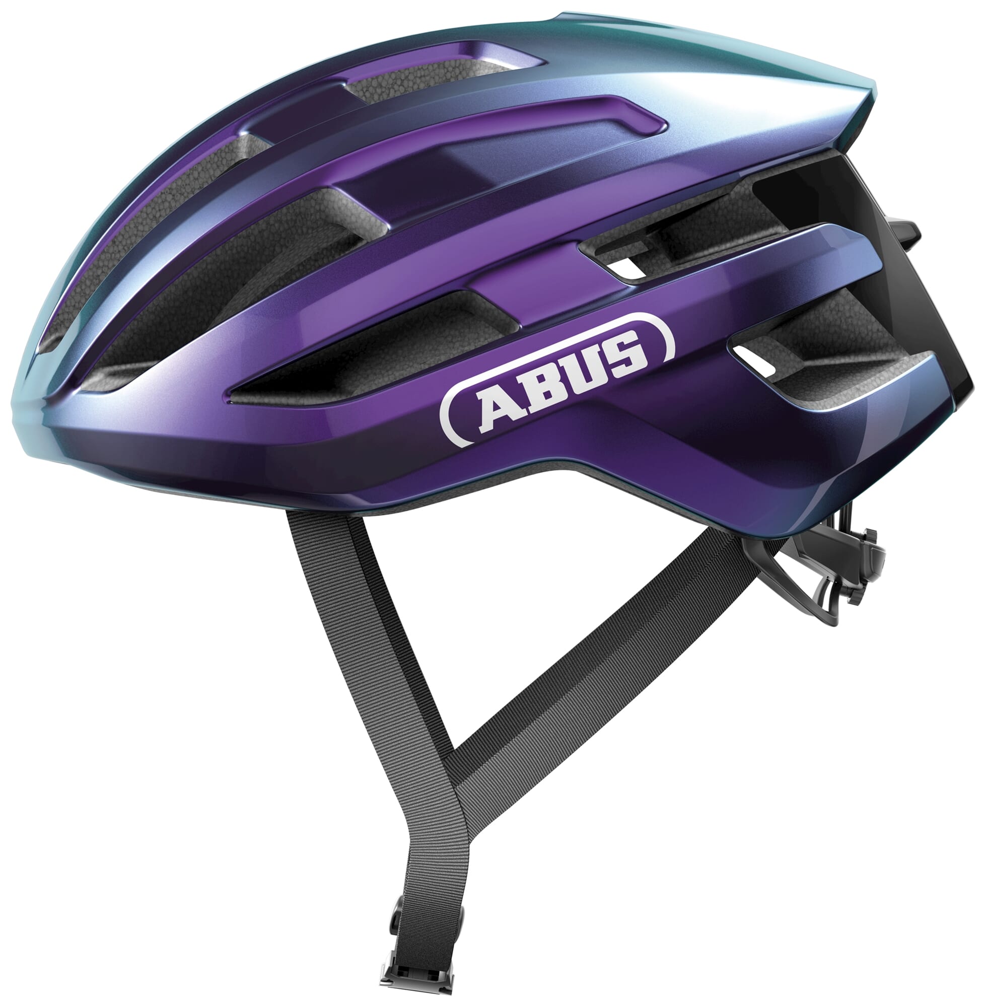 Abus helm PowerDome flipflop paars M 54-58cm