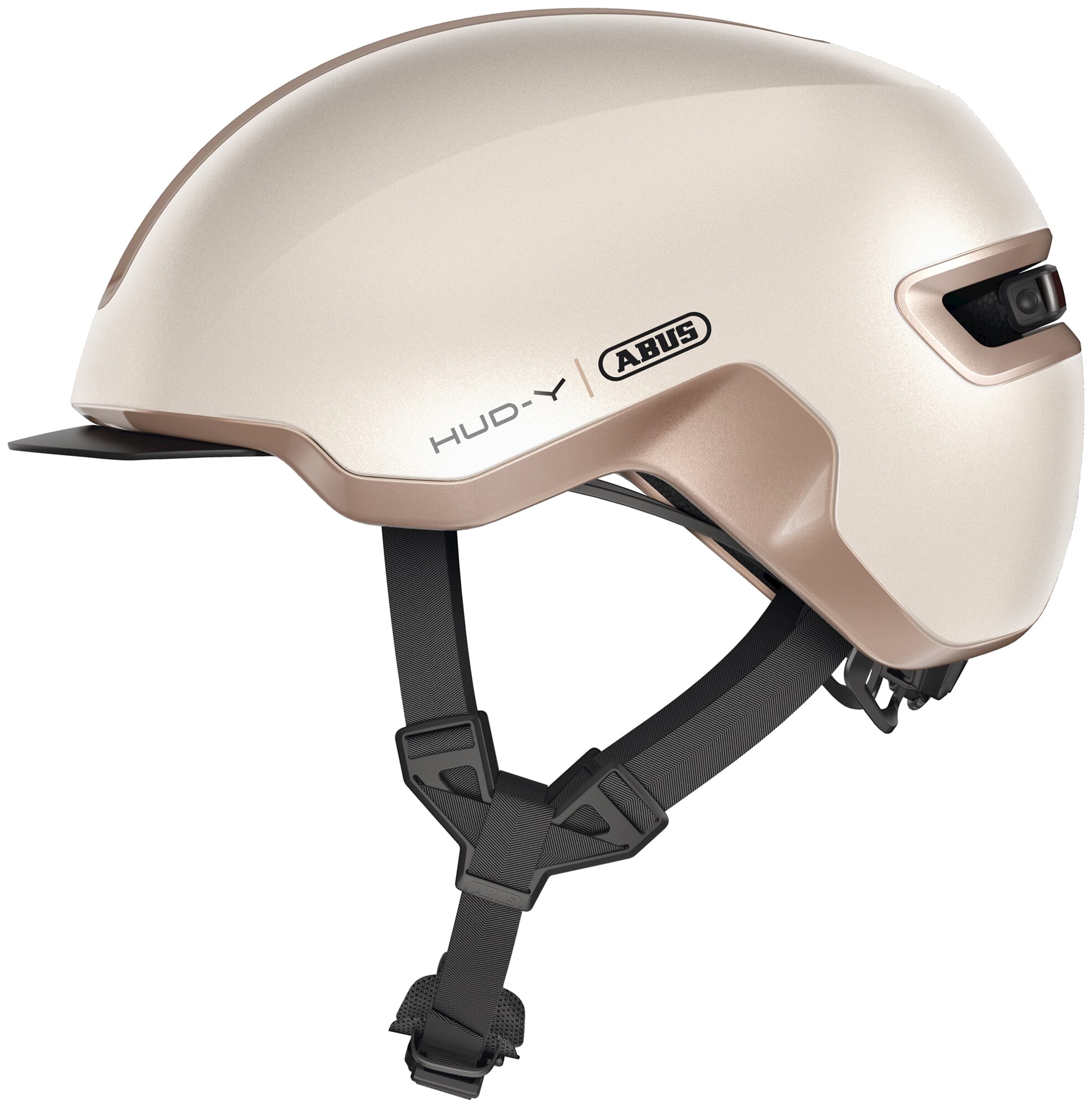 Abus roer Hud-Y champagne Goud S 48-54 cm