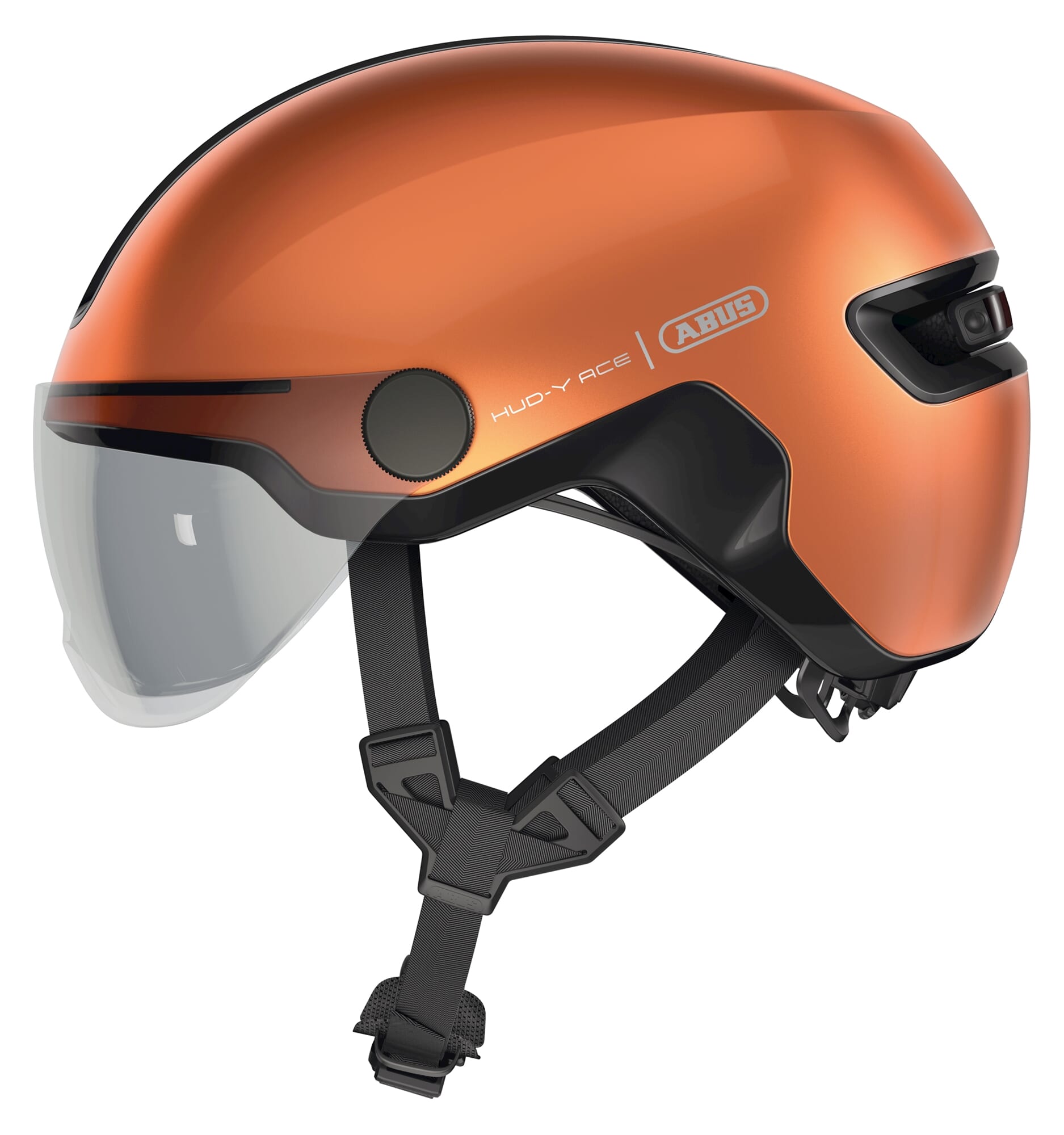Abus helm hud-y ace goudvis oranje m 54-58cm