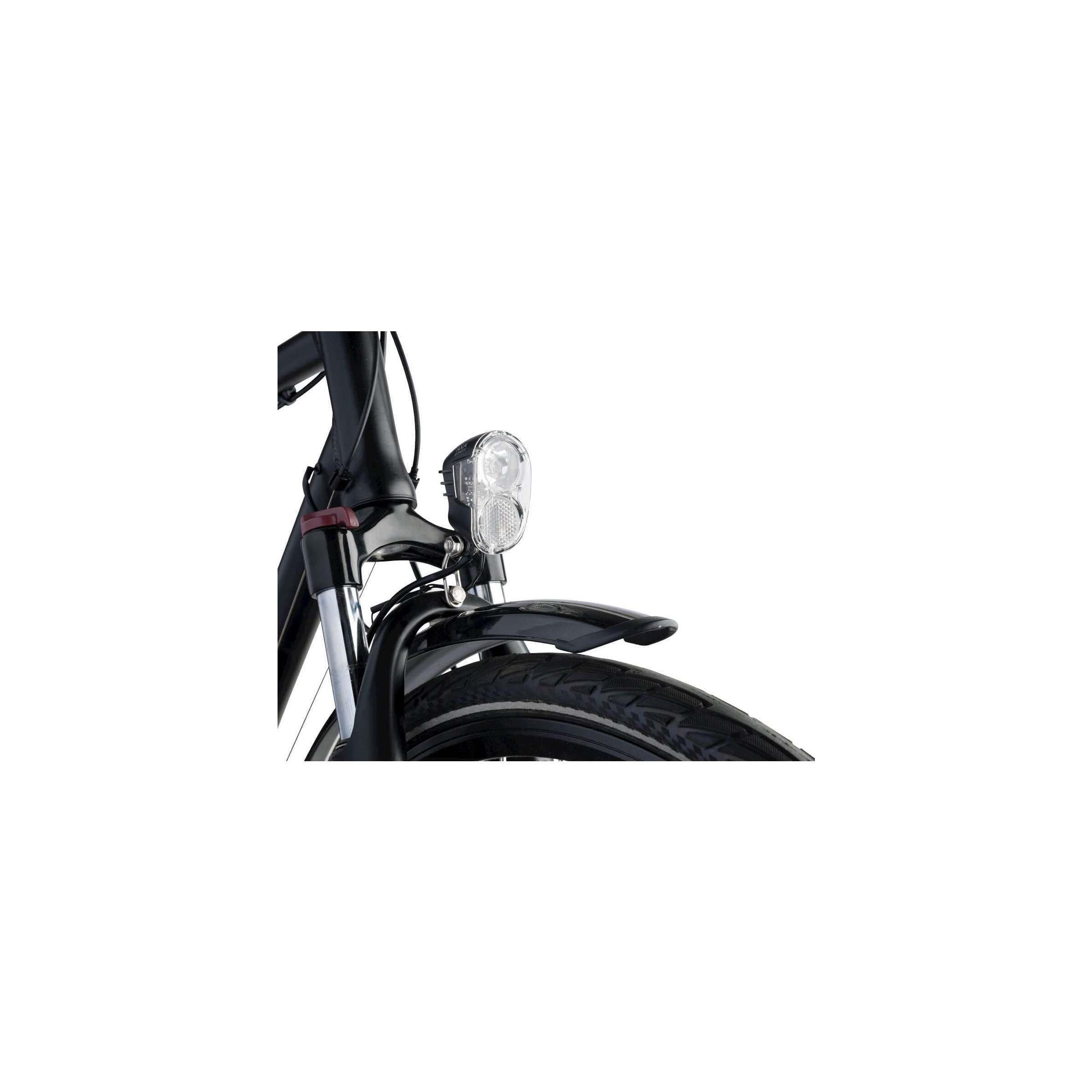 Koplamp Echo 15 Schakelaar Aan Uit LED Dynamo Zwart