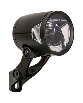 Herrmans H-Black MR8 E Headlight 6-12 Volt - with bracket - 180 lumens