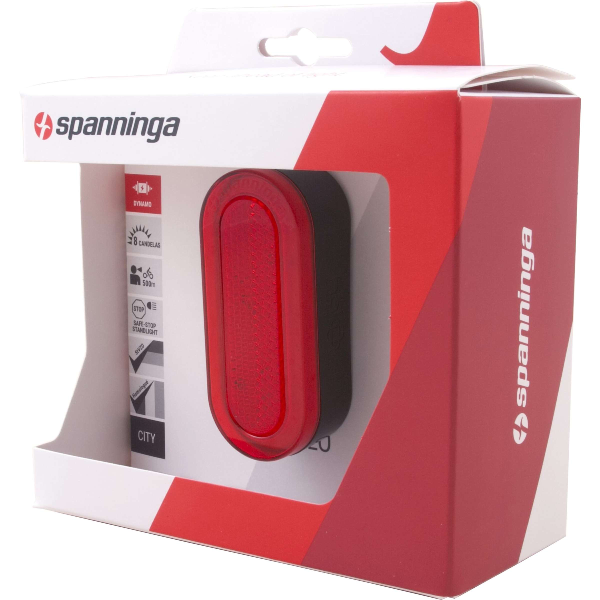 Spanninga metaal b.v. spanninga dynamo spatbord achterlicht halo guard xds 6vac. met standlicht