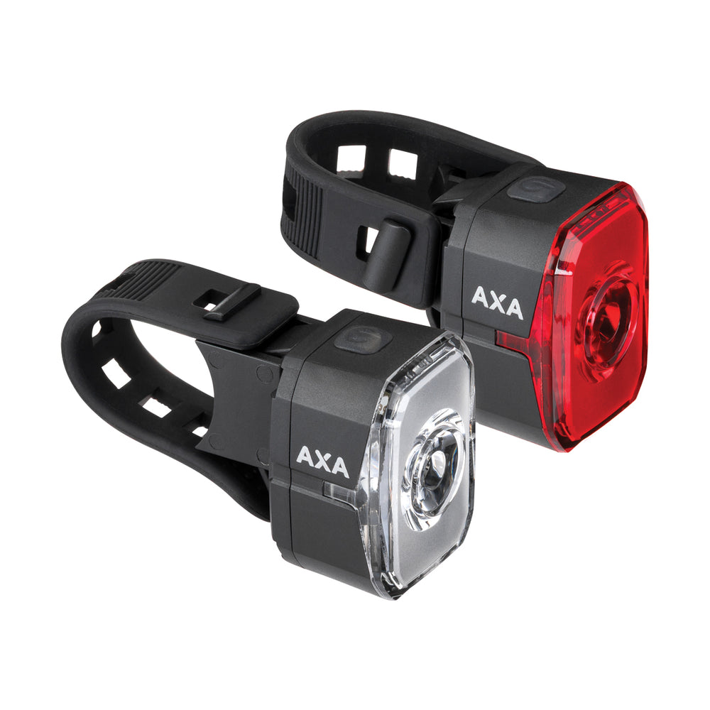 Axa verlichtingsset niteline spot+ usb-c