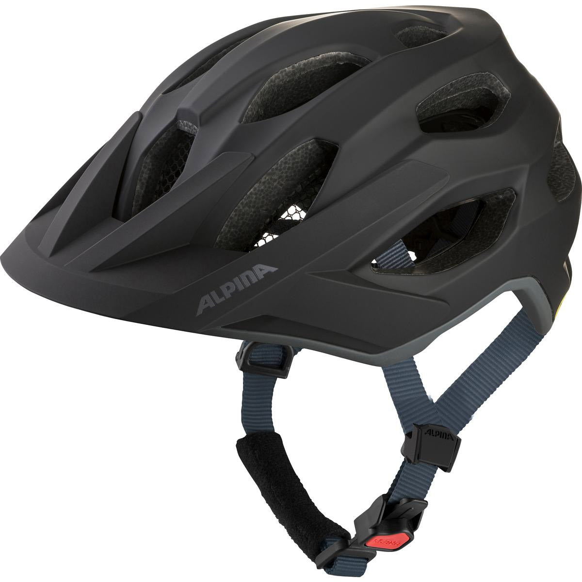 Alpina sports mtb helm apax mips 52-57 mat zwart