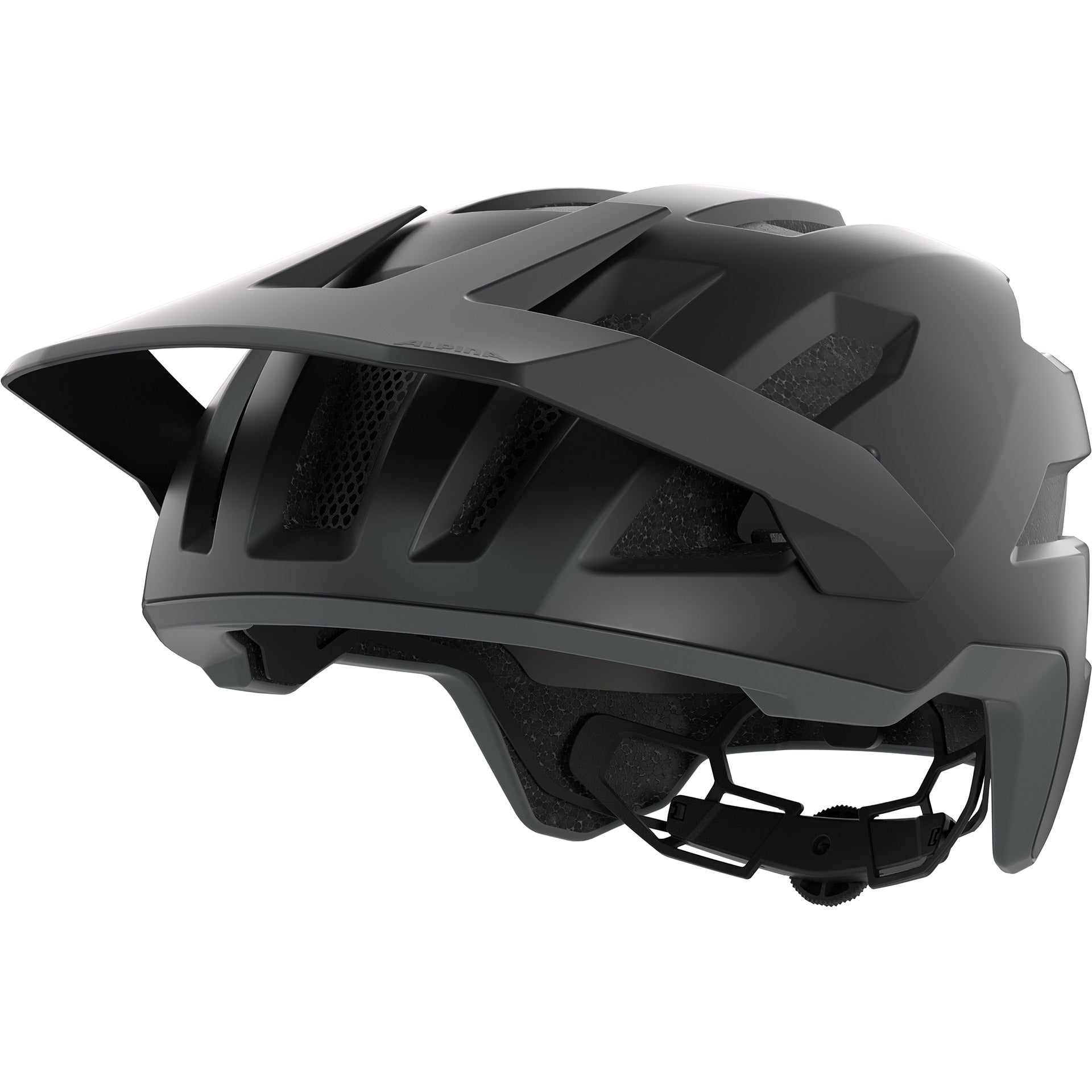 Olympic sportswear alpina sports mtb helm taunus 52-56 mat zwart grijs