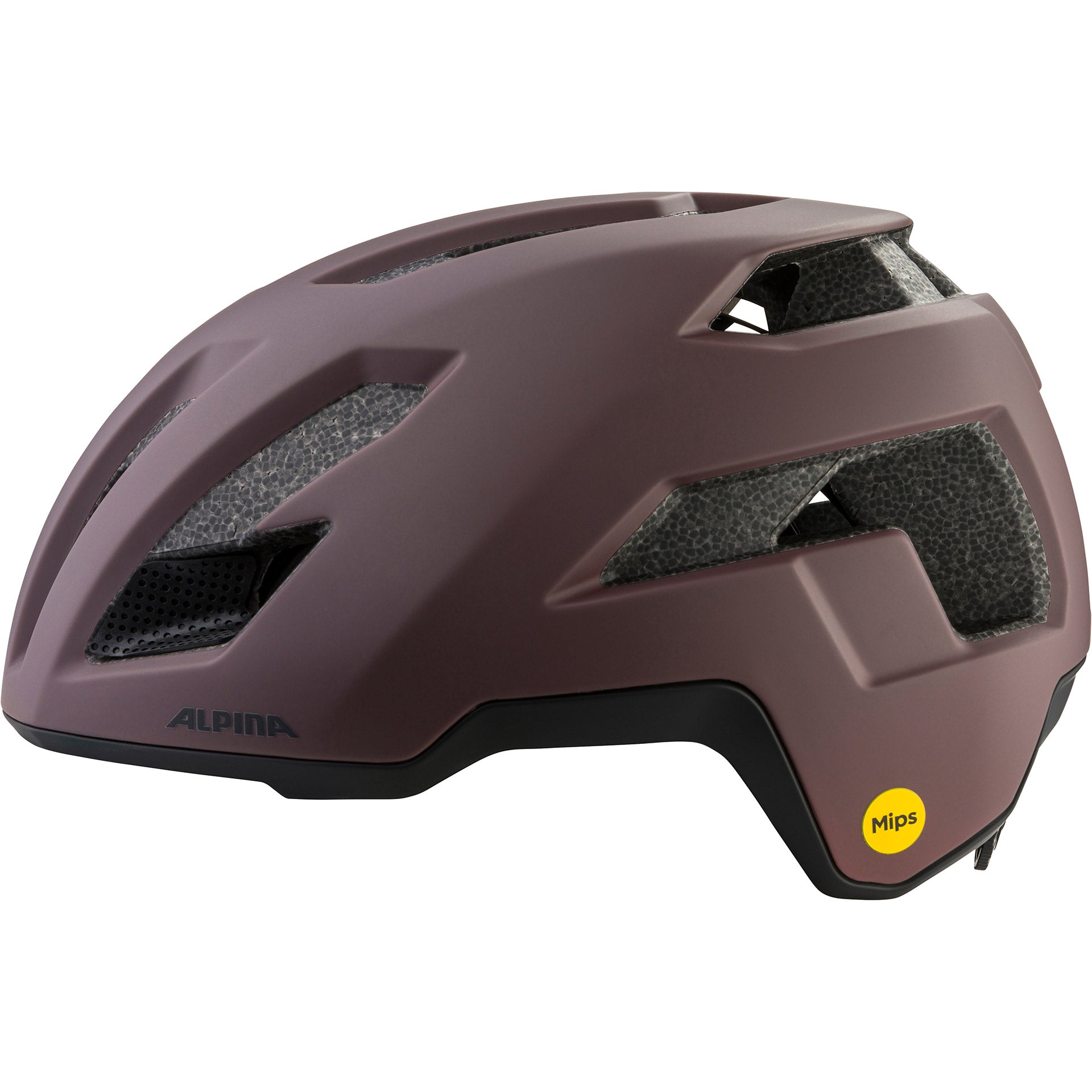 Olympic sportswear alpina sports tour helm taunus gravel mips 52-56 mat donkerbr
