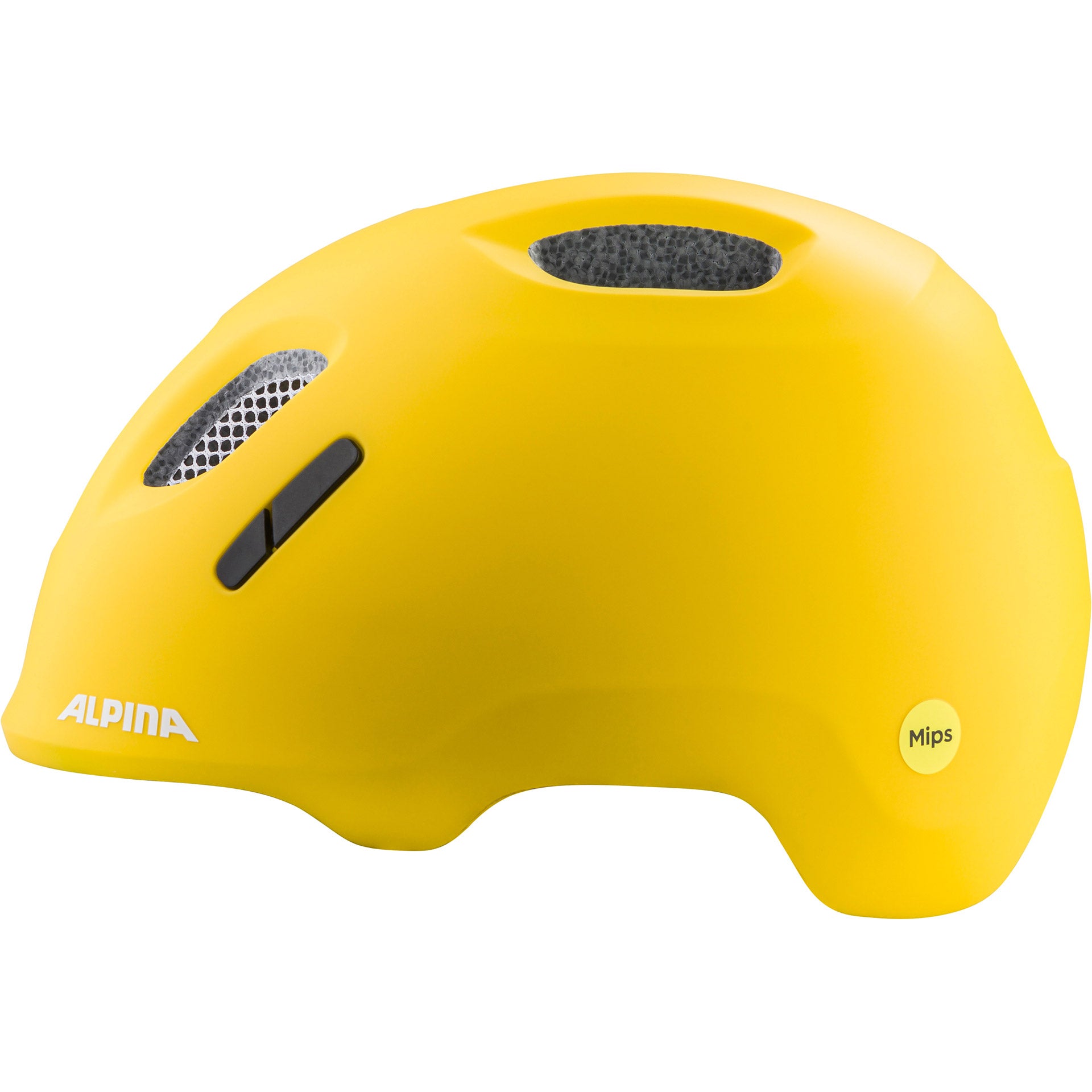 Olympic sportswear alpina sports kinderhelm ximo 2 mips 47-51 mat geel