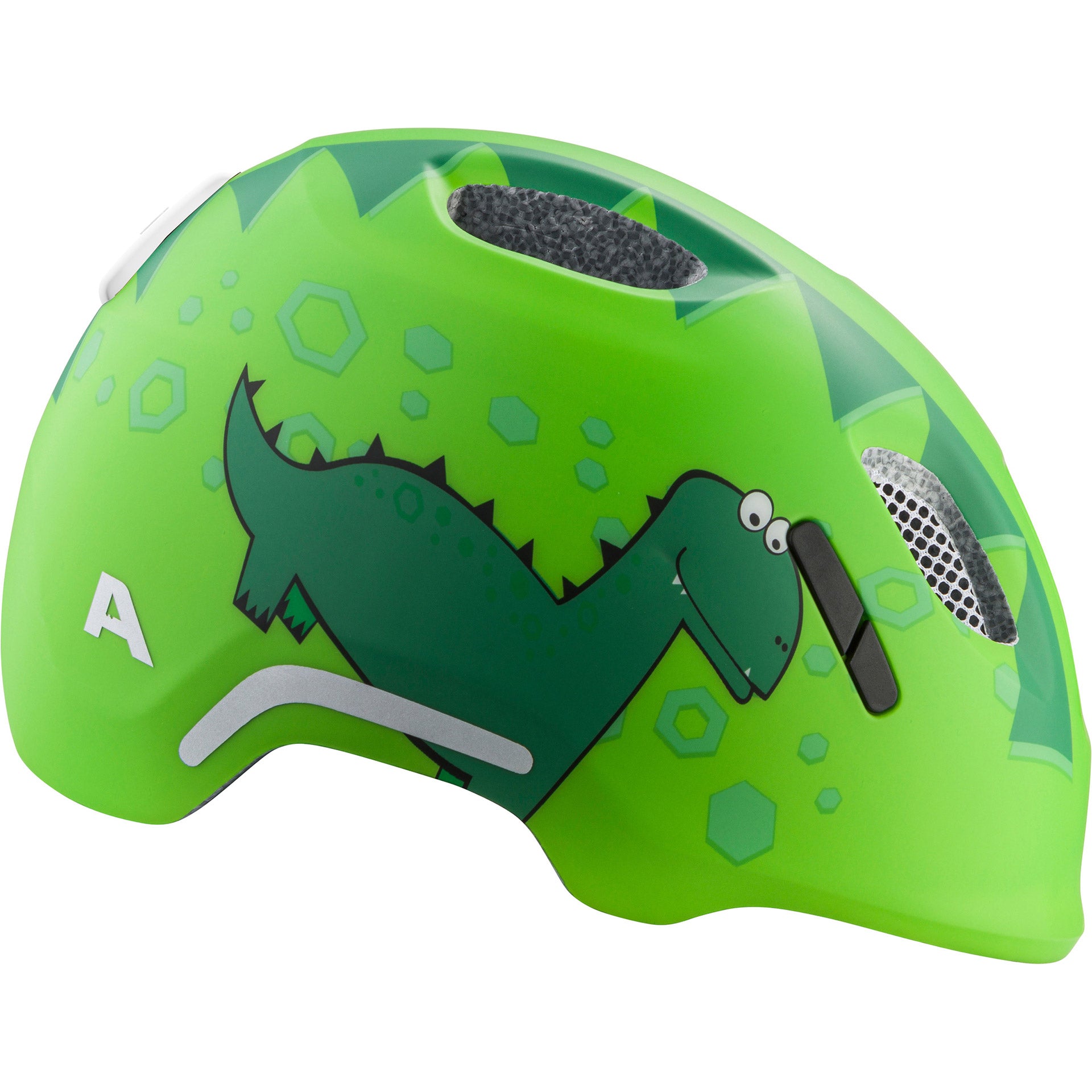 Alpina sports kinderhelm ximo 2 flash green dino 49-54 mat