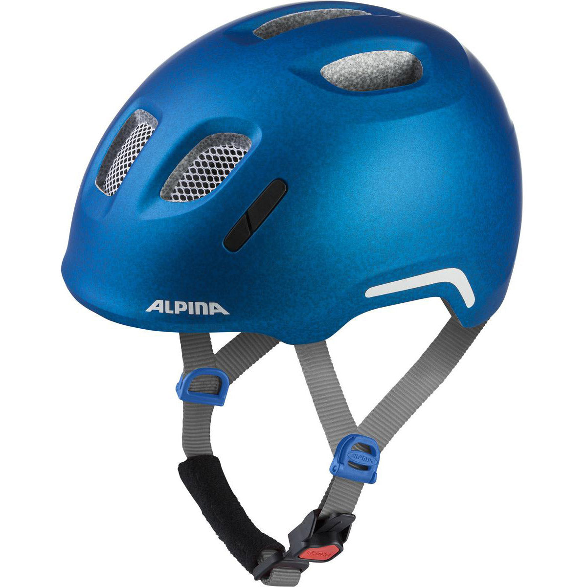 Olympic sportswear alpina sports kinderhelm ximo 2 flash blue 47-51 mat