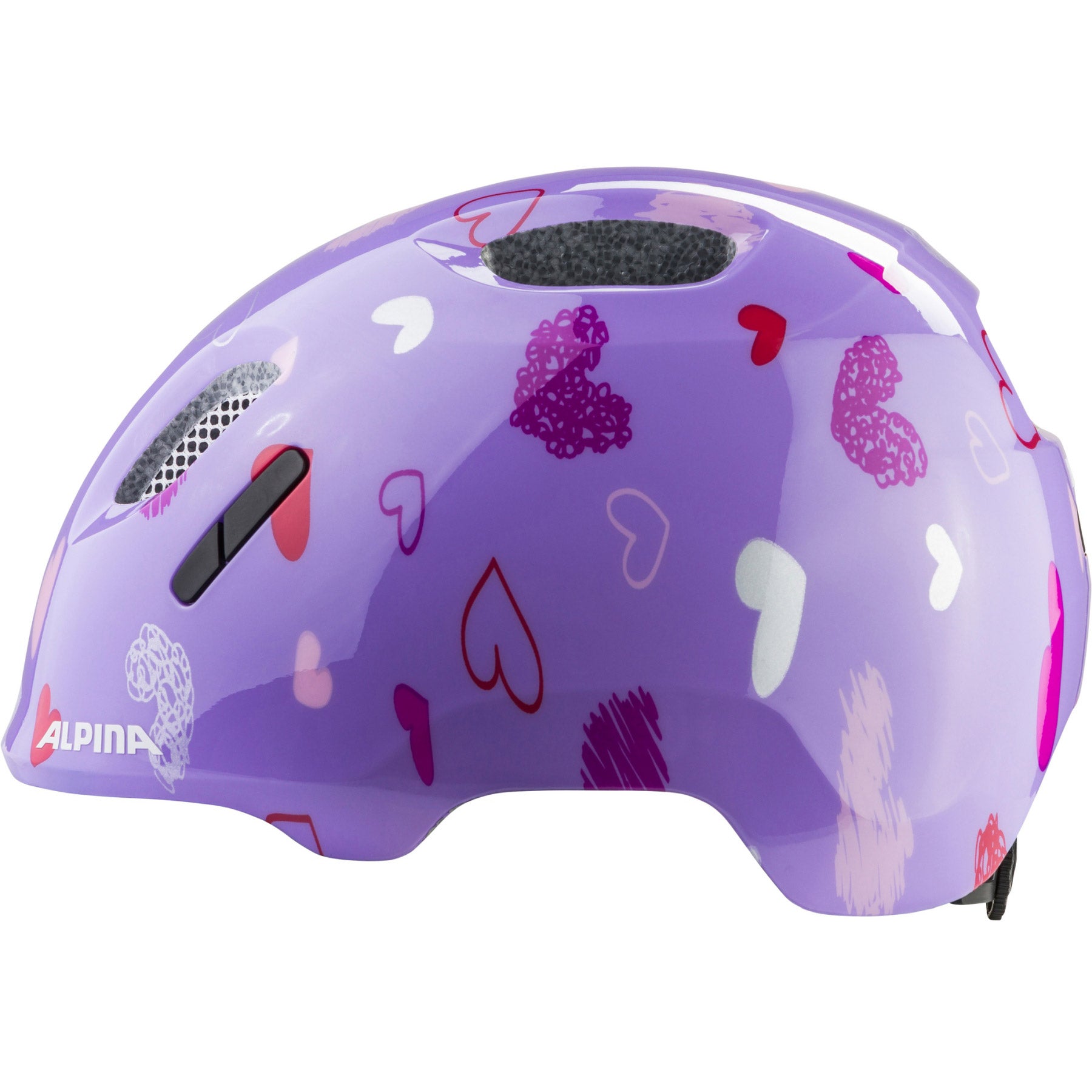 Olympic sportswear alpina sports kinderhelm ximo 2 purple hearts 45-49 glans