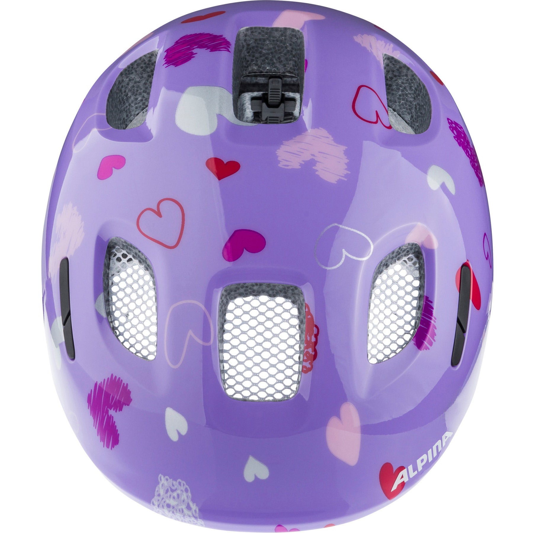 Olympic sportswear alpina sports kinderhelm ximo 2 purple hearts 47-51 glans