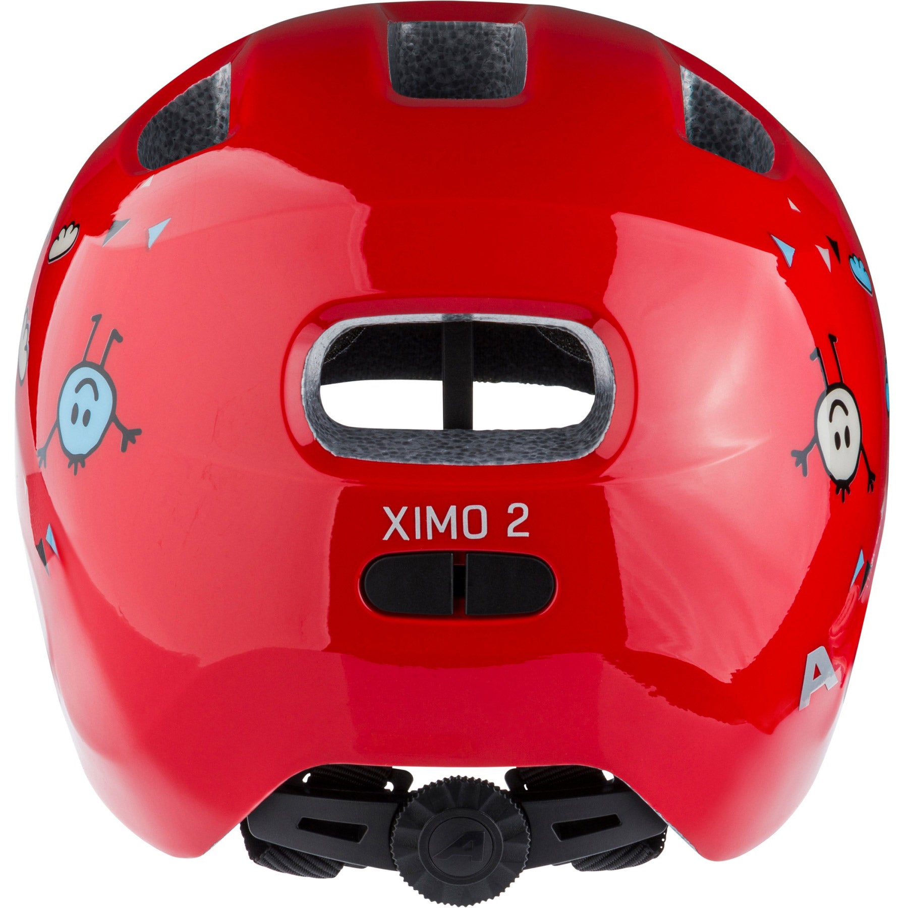 Olympic sportswear alpina sports kinderhelm ximo 2 red smile 47-51 glans