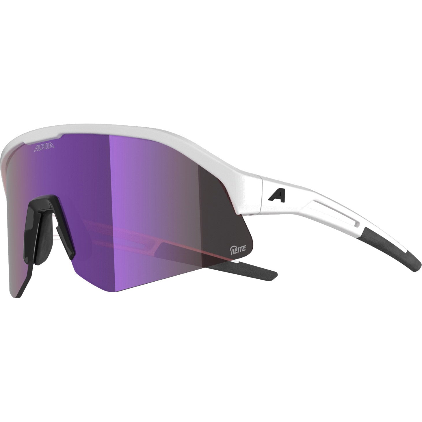 Alpina sports sportbril sonic hr m q-lite glans wit
