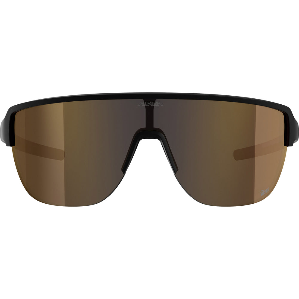 Olympic sportswear alpina sports sportbril ram 2.0 q-lite goud sp. mat zwart