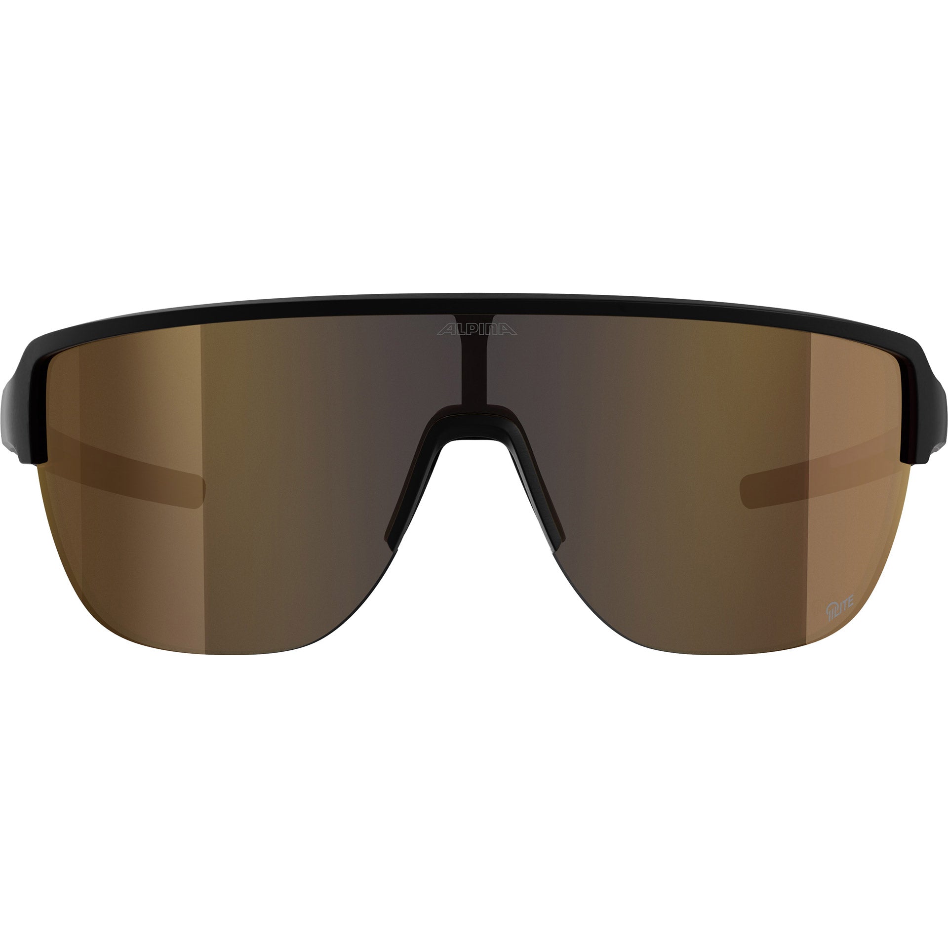 Alpina sports sportbril ram 2.0 q-lite goud sp. mat zwart