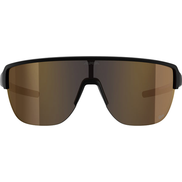 Olympic sportswear alpina sports sportbril ram 2.0 q-lite goud sp. mat zwart