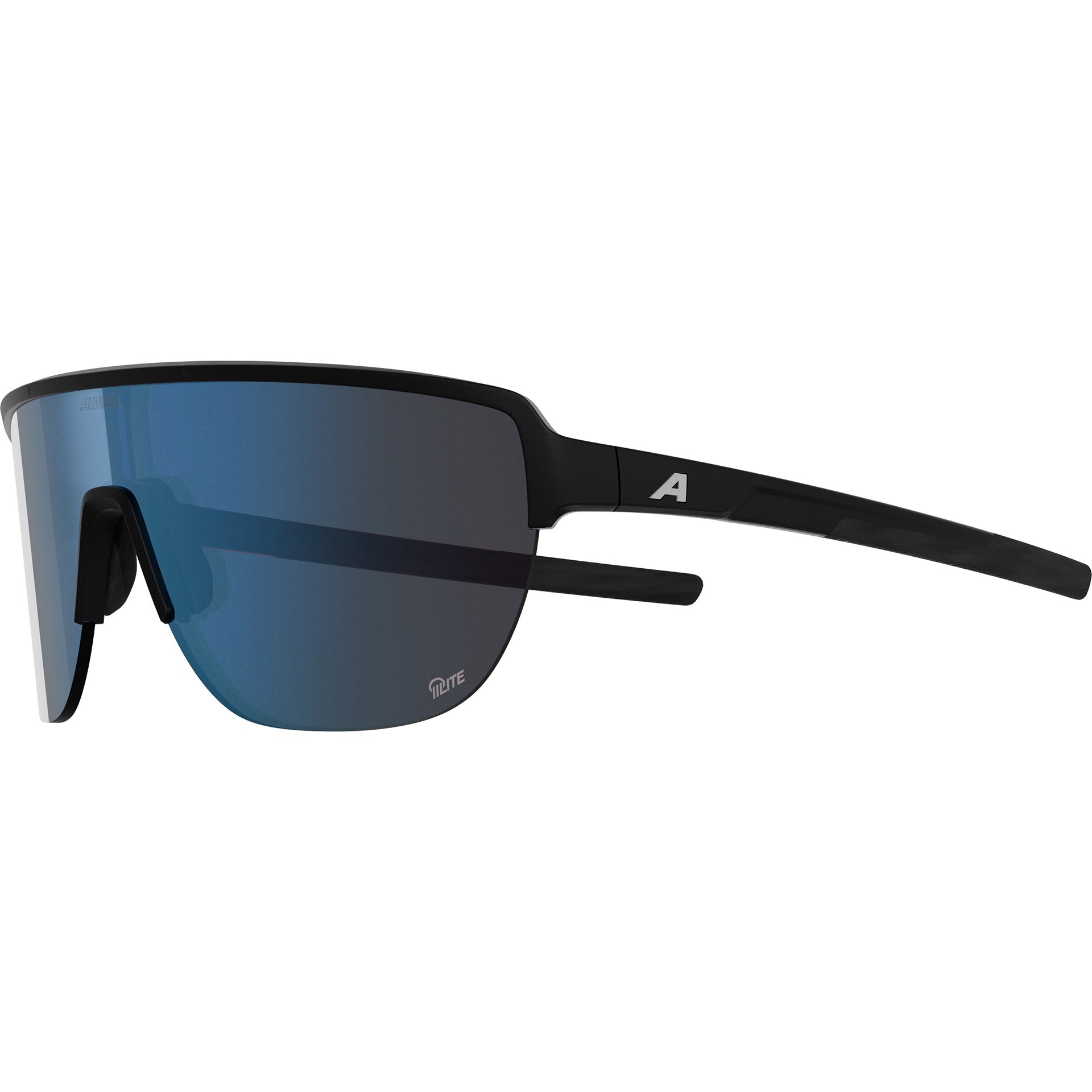 Alpina sports sportbril ram 2.0 q-lite blauw sp. mat zwart
