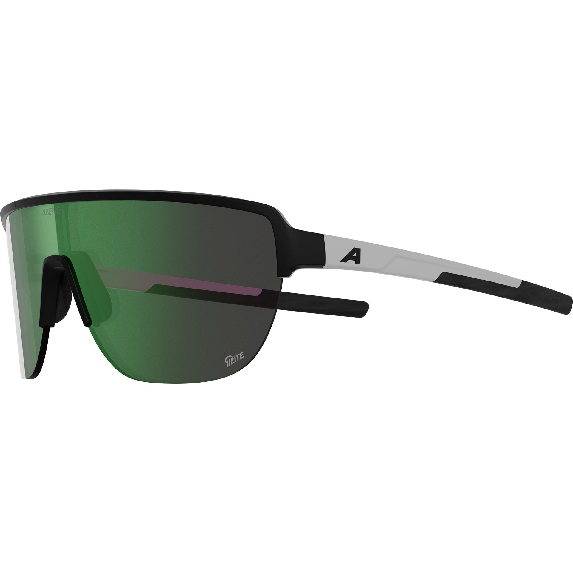 Alpina sports sportbril ram 2.0 q-lite mat zwart wit