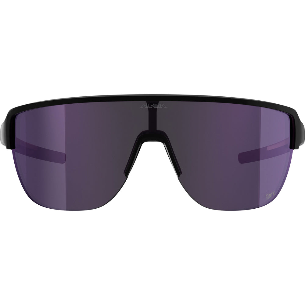 Olympic sportswear alpina sports sportbril ram 2.0 q-lite paars sp. glans zwart