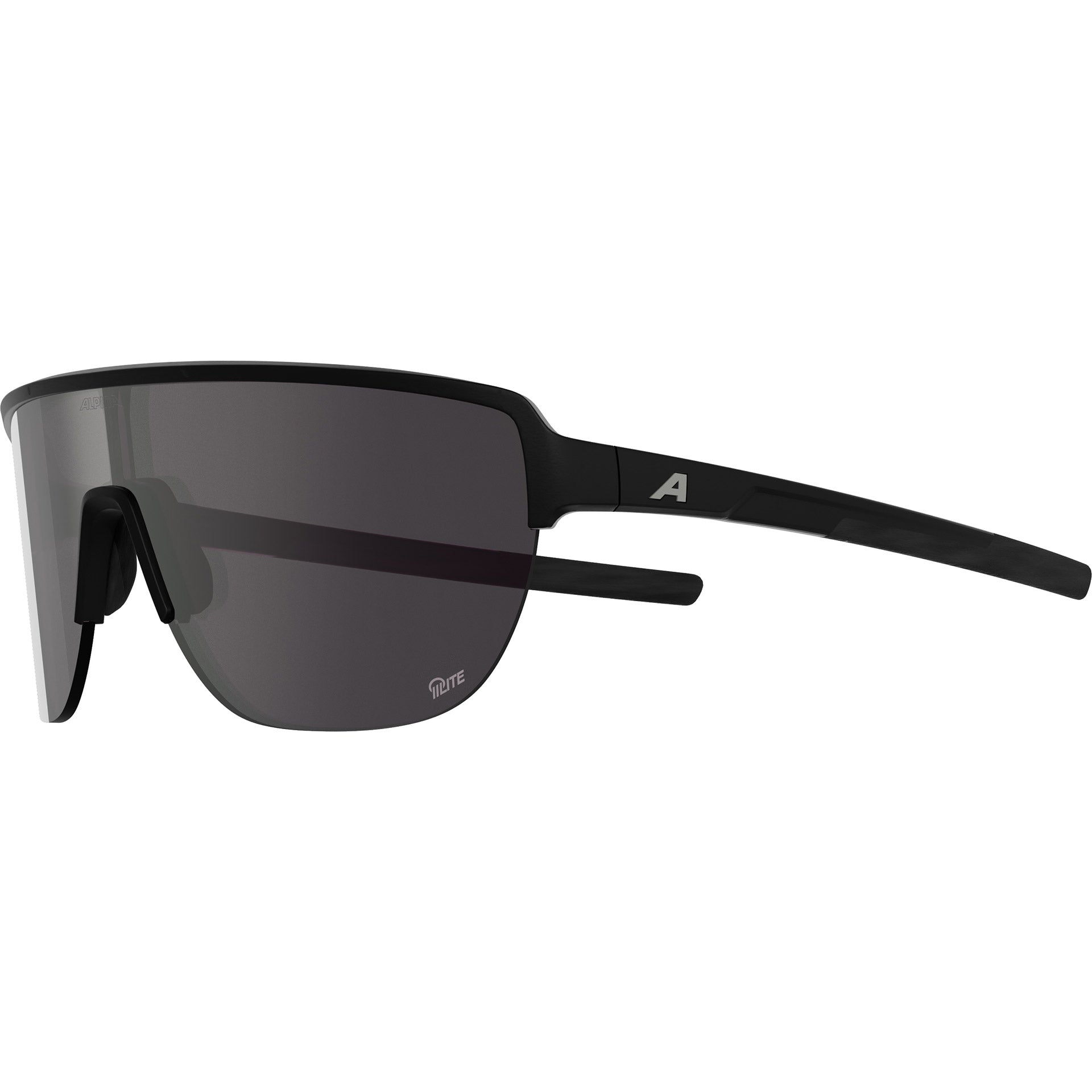 Alpina sports sportbril ram 2.0 q-lite zilv. sp. mat zwart
