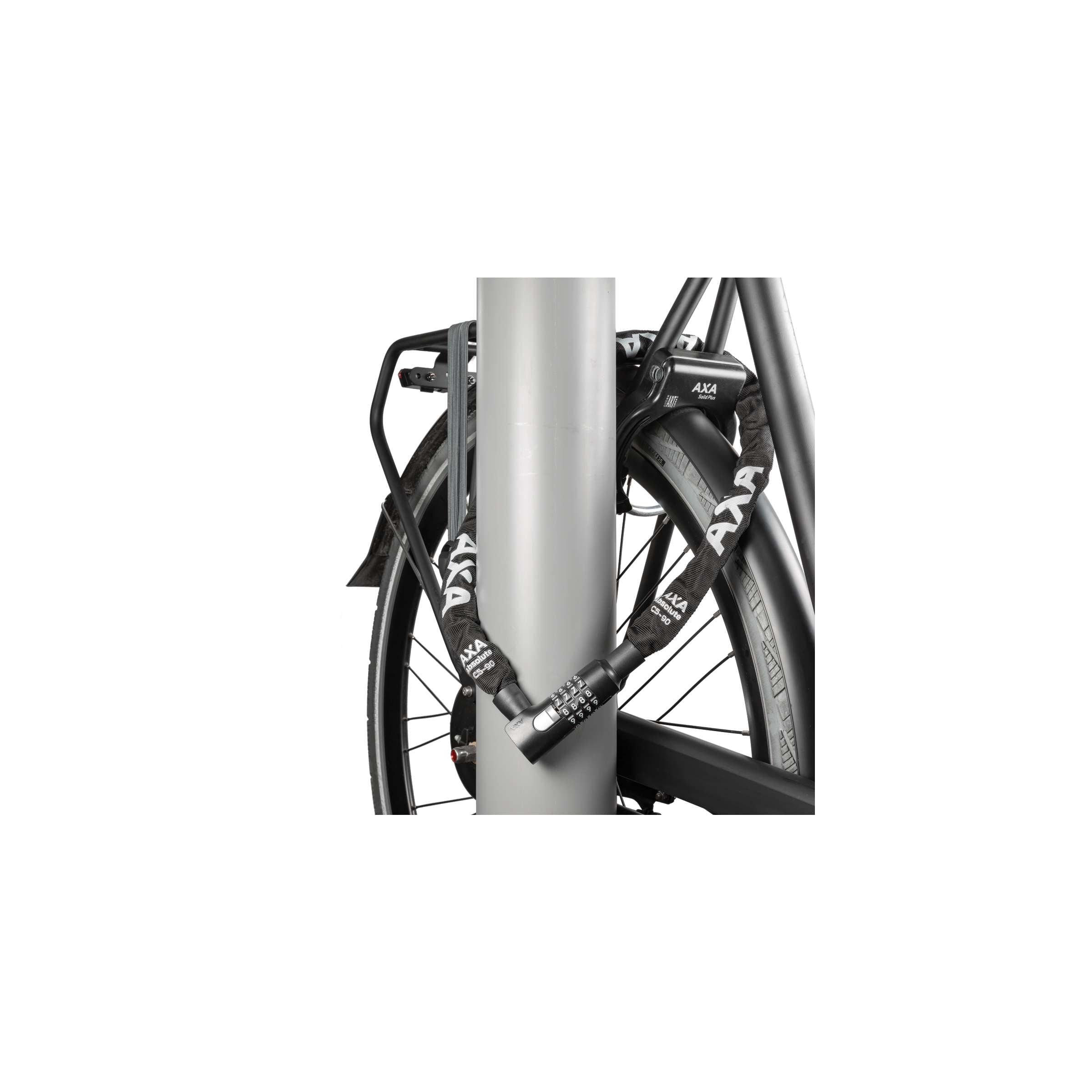 Axa kettingslot absoluut c5-90cm codeslot zwart