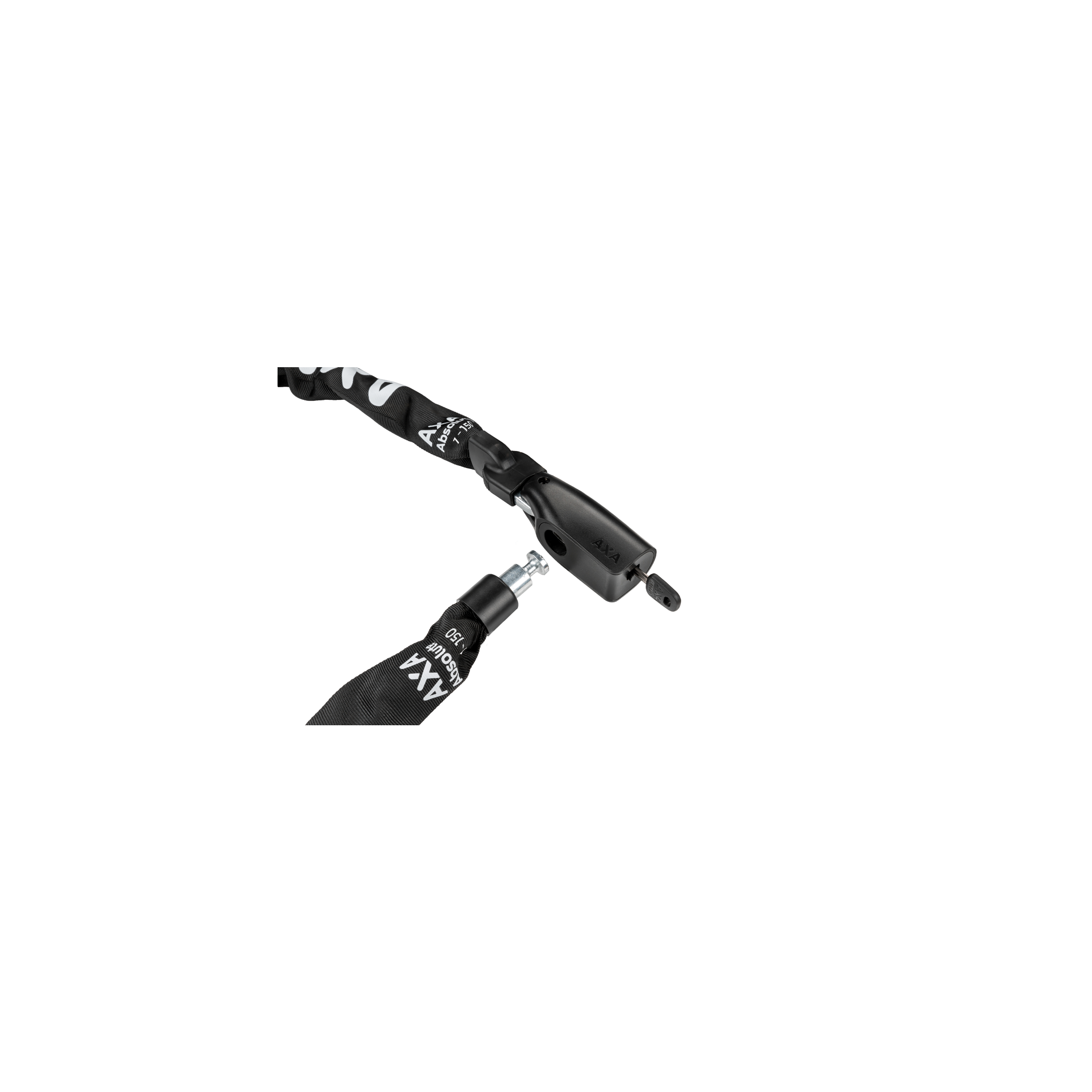 Axa kettingslot absolute 7-150 - zwart
