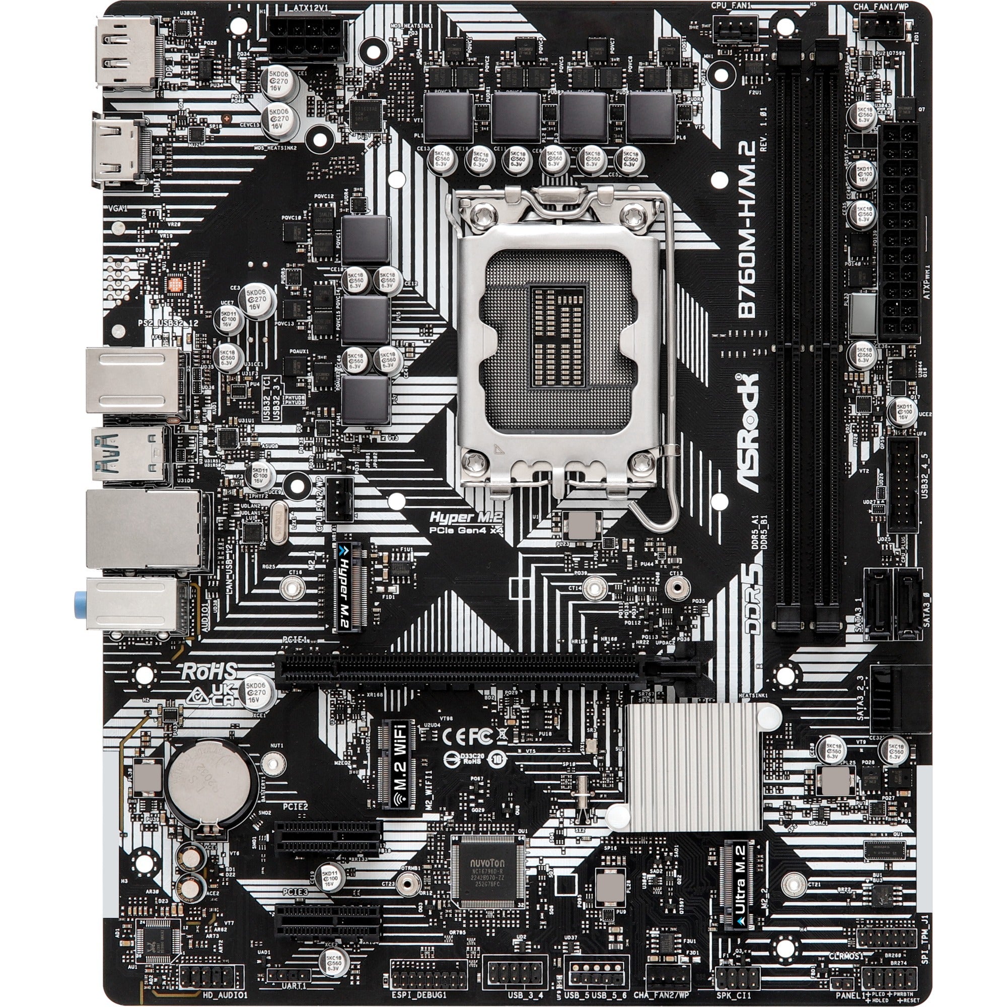 ASRock B760M-H M.2