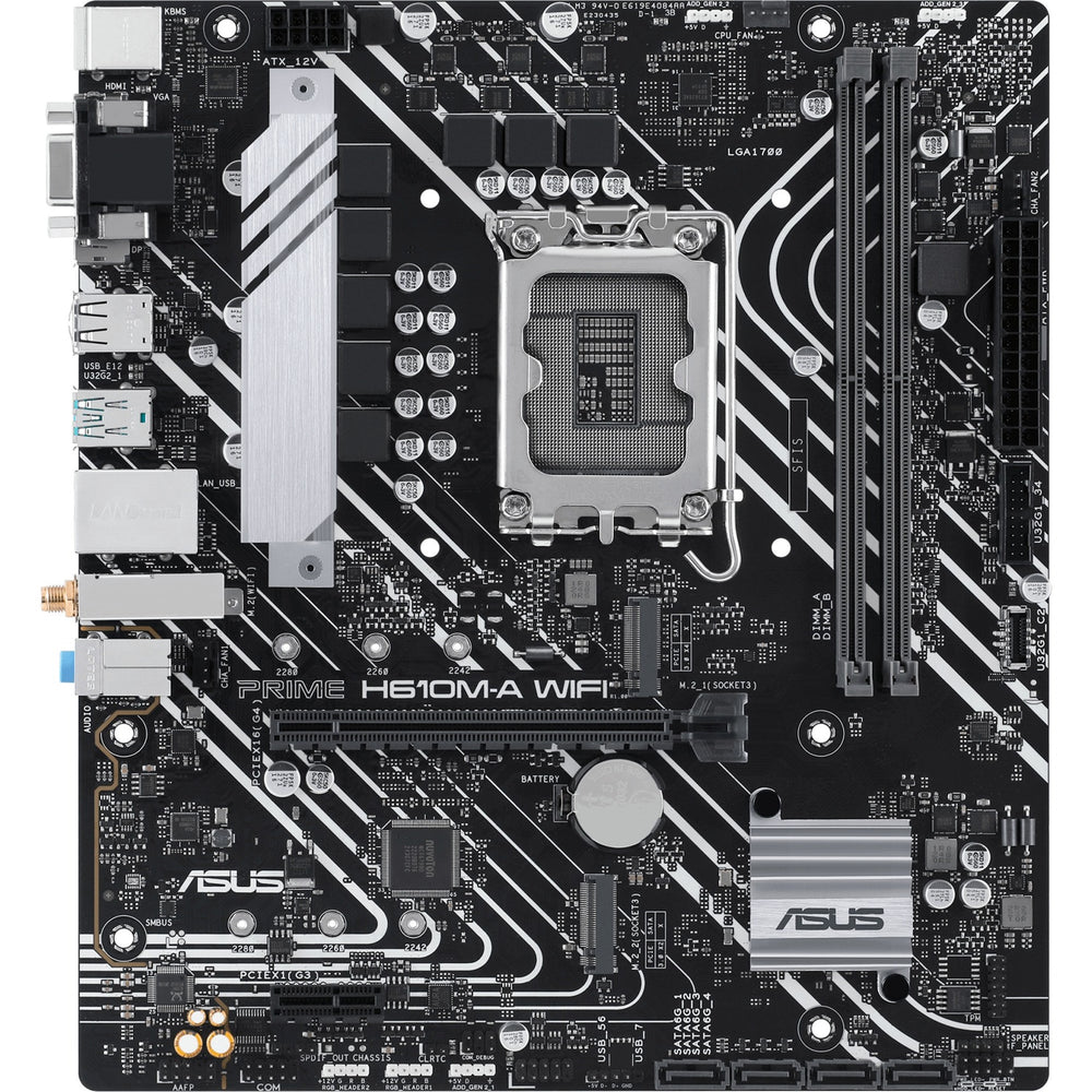 Asus prime h610m-a wifi socket 1700 moederbord