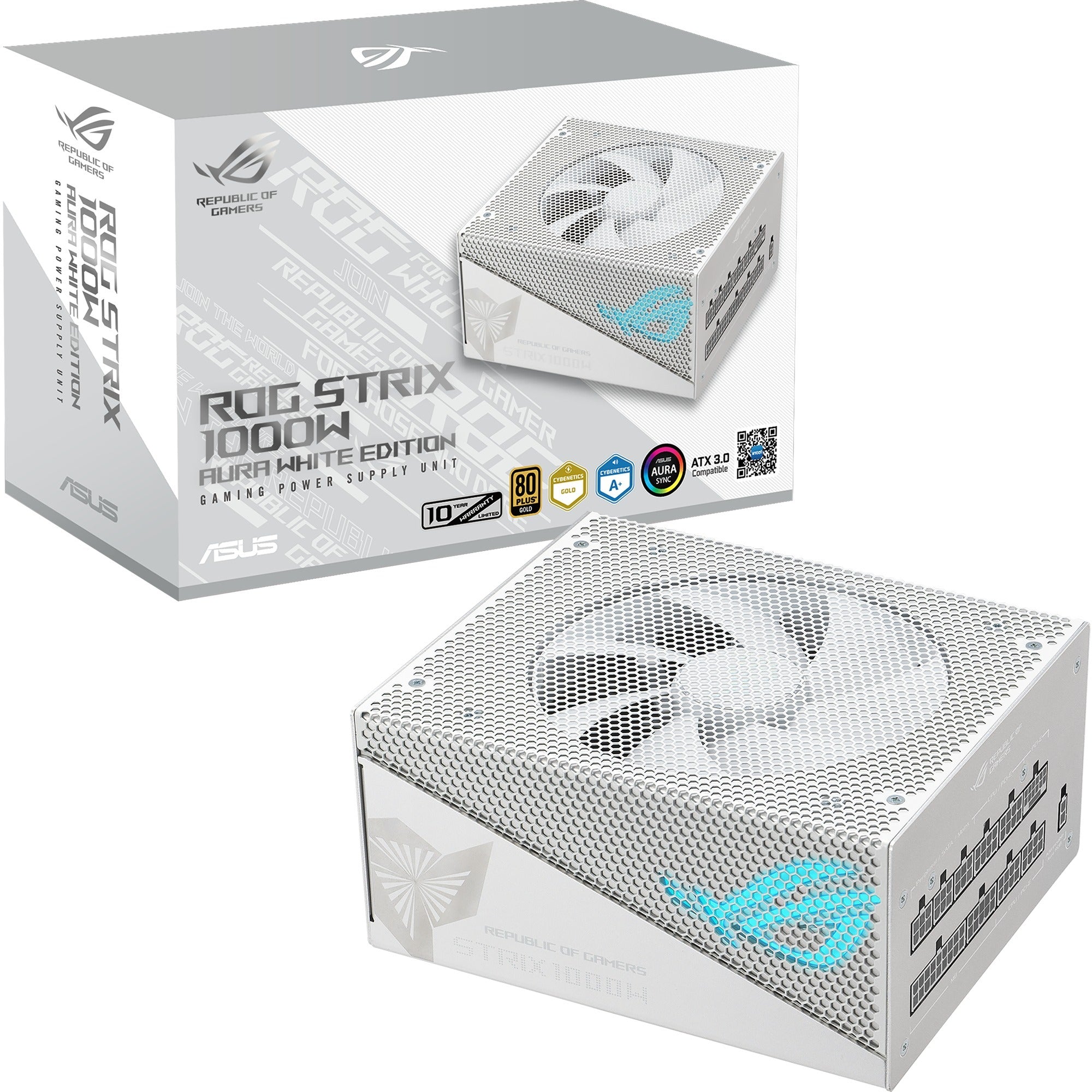ASUS ROG STRIX 1000W Gold Aura White Edition