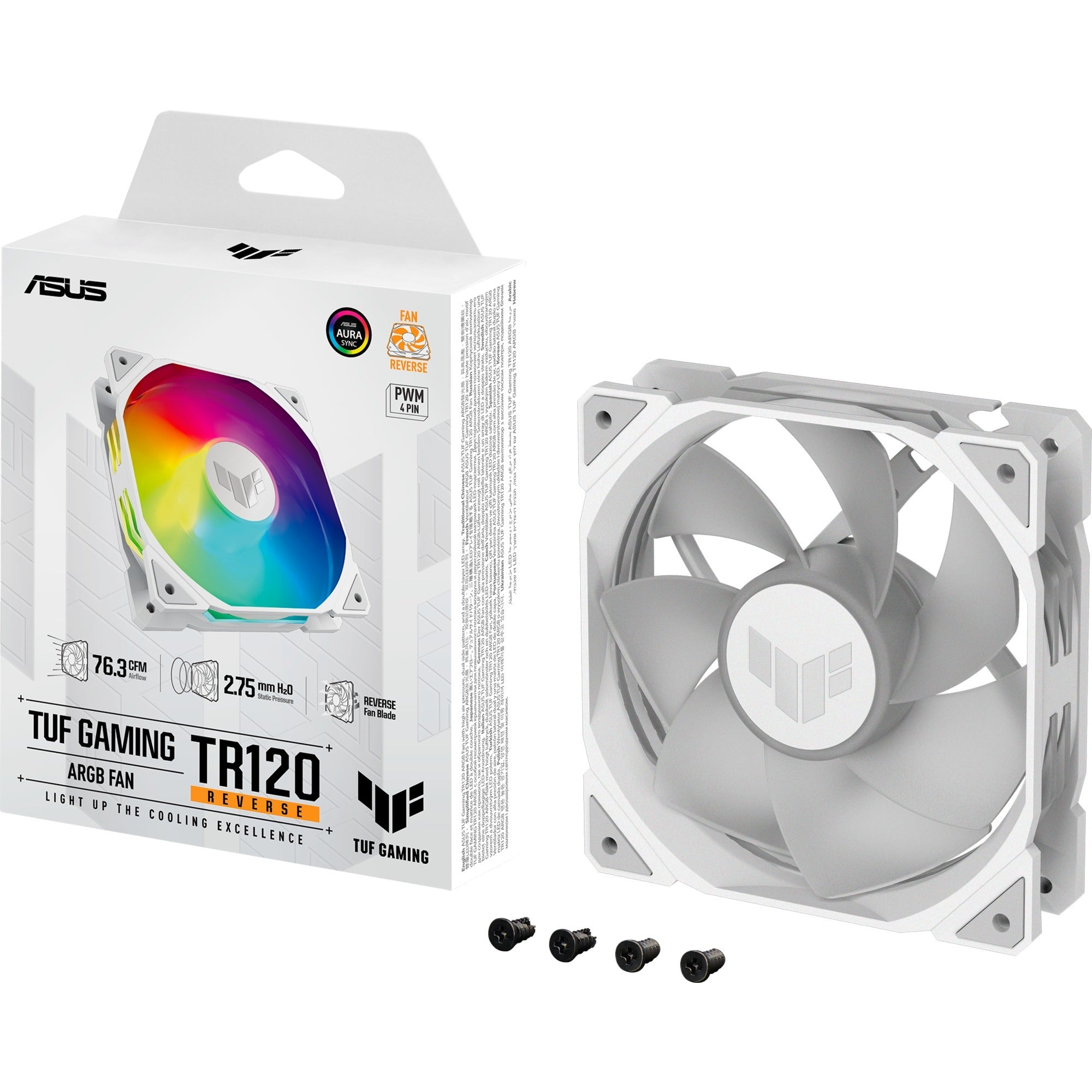 ASUS TUF Gaming TR120 ARGB Omgekeerde ventilator