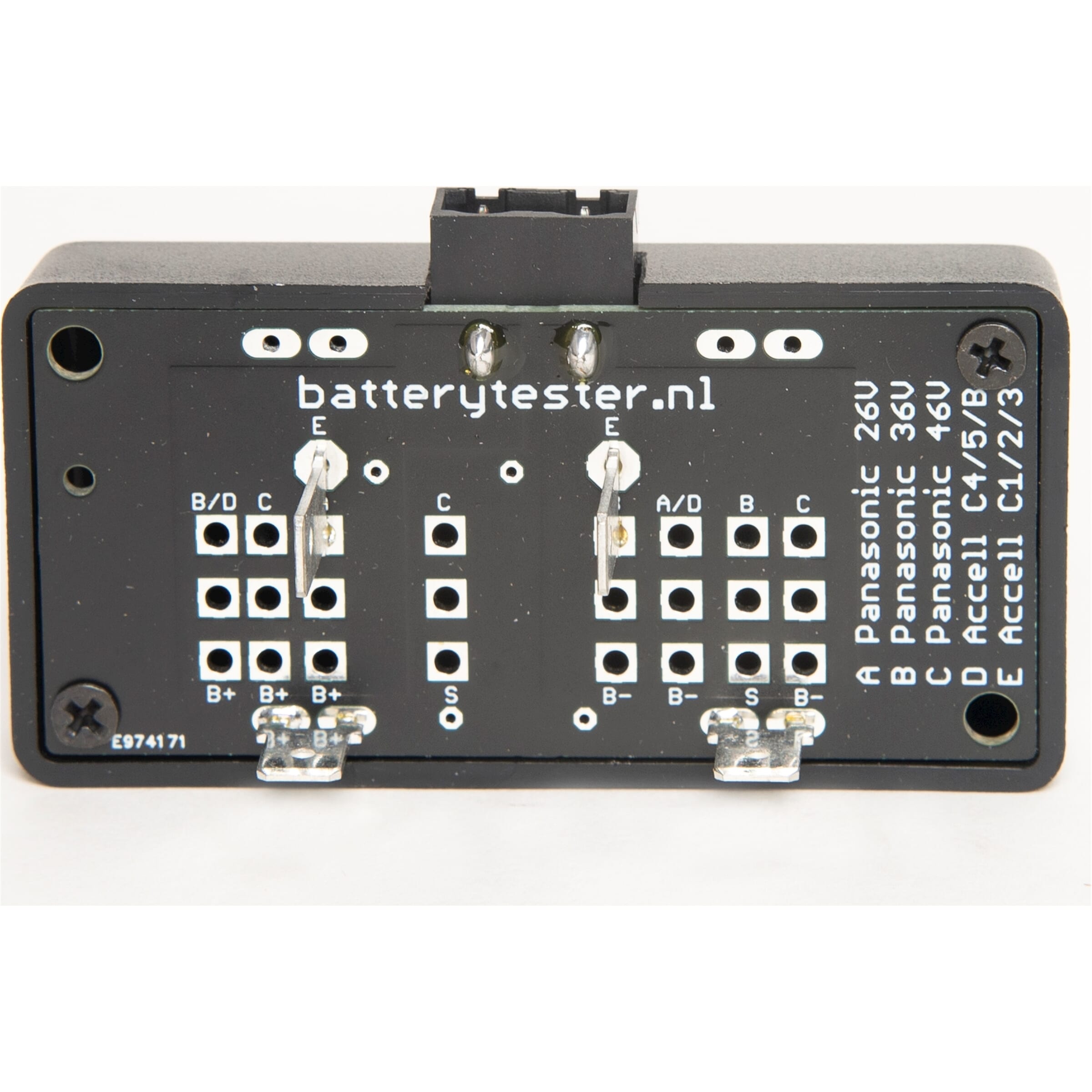 Accutester - White Label Fietsaccu Onderdelen | Kunststof | |