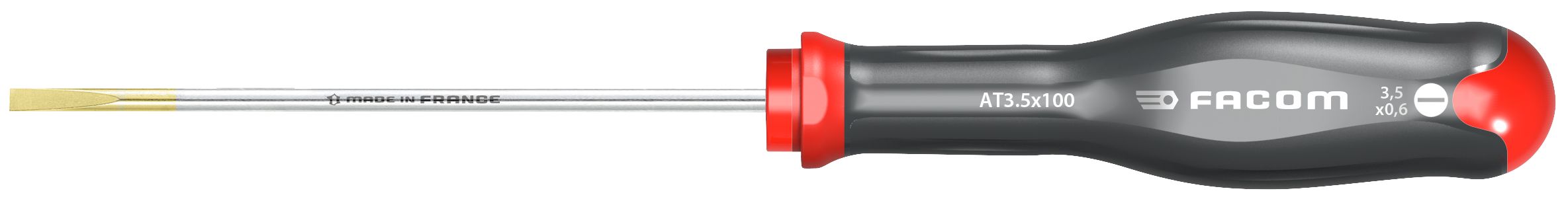 Facom schroevendraaier protwist sleuf 3.5x100 - at3.5x100 - at3.5x100