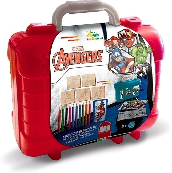 Schrijfset koffer avengers: 81-delig (42873)