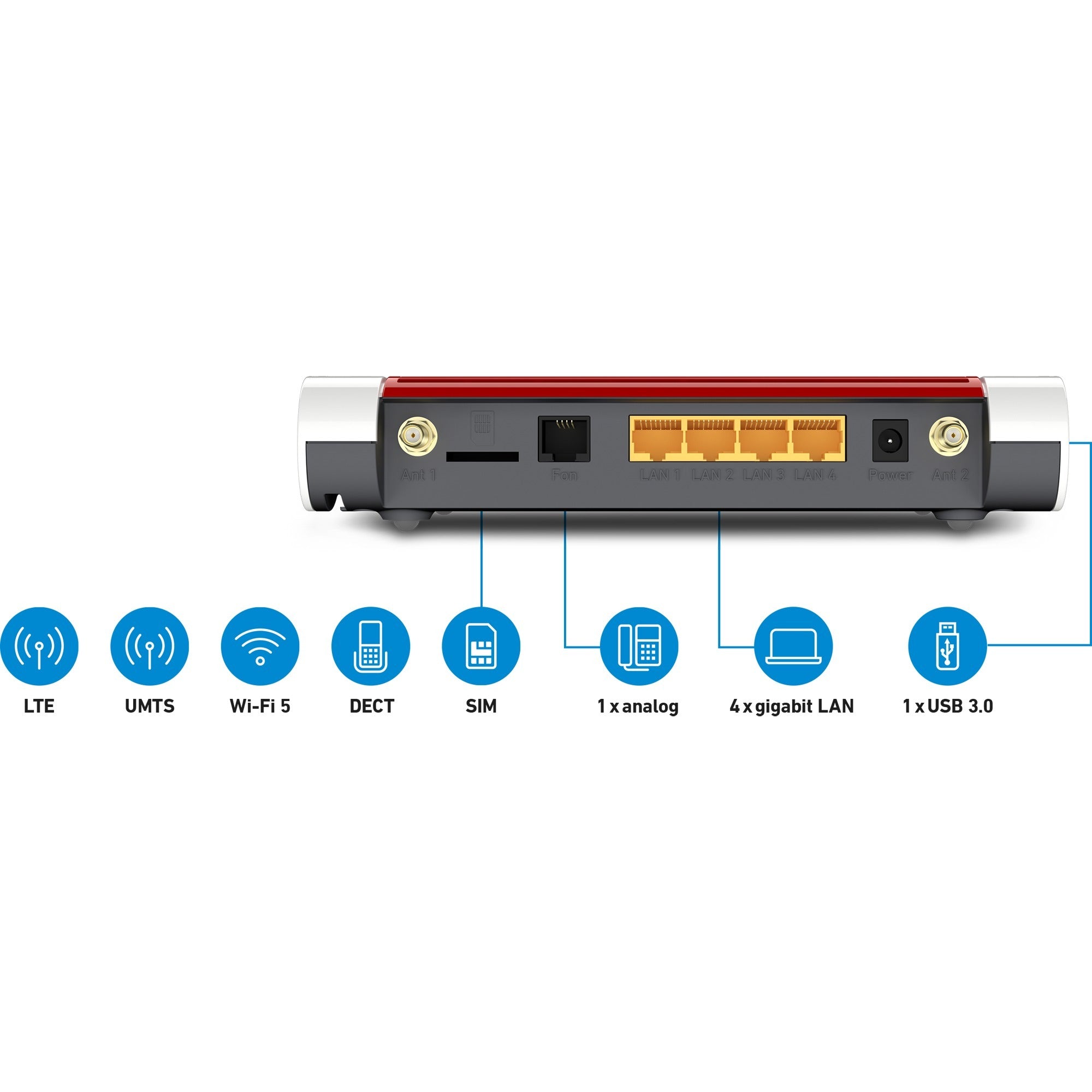 AVM AVM FRITZ!Box 6850 LTE Internationaal