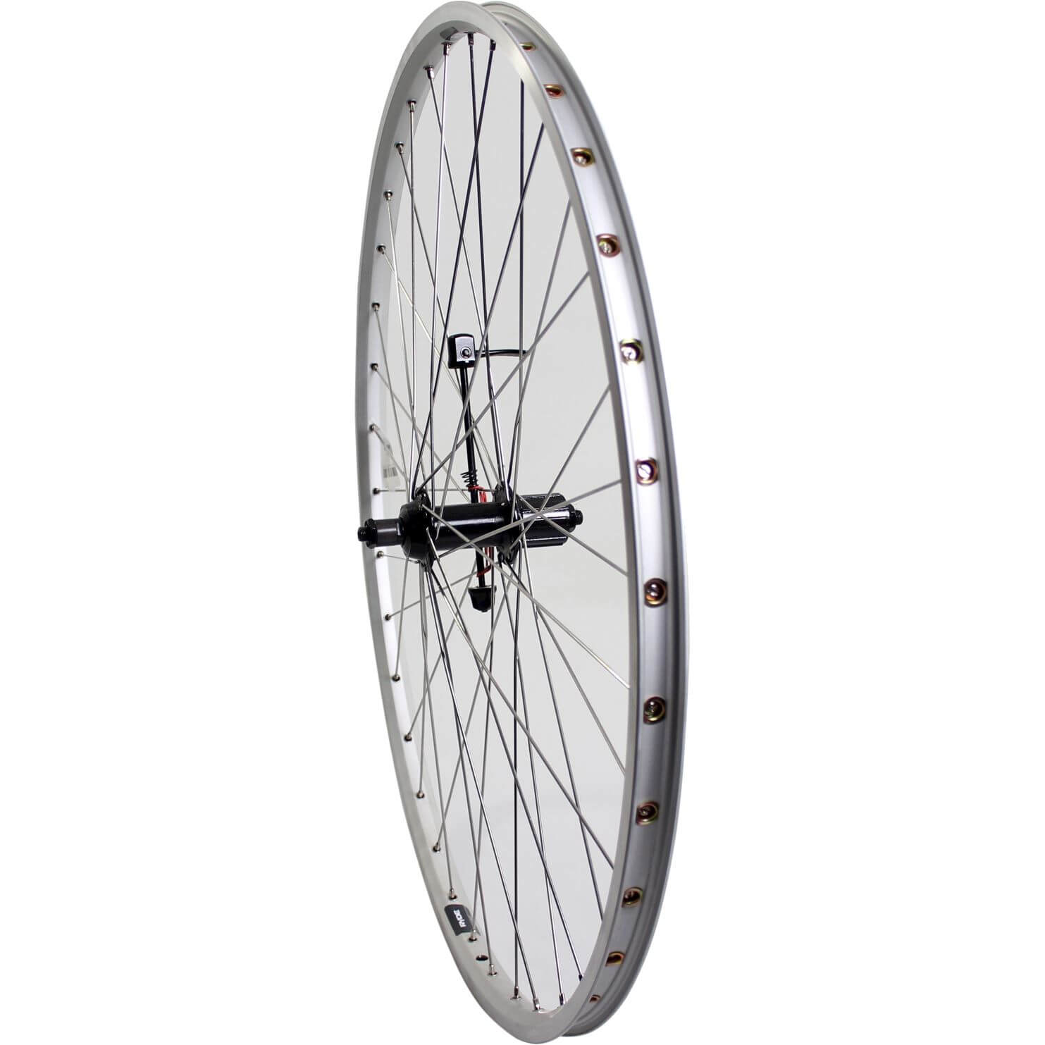 Roland Achterwiel 28 uitval cass 7v ZAC19 zilver RVS spk