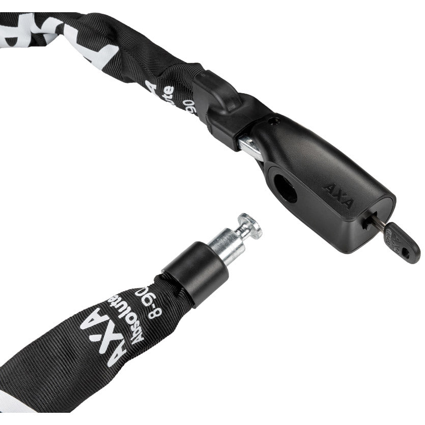 Axa kettingslot absolute 8-90cm zwart