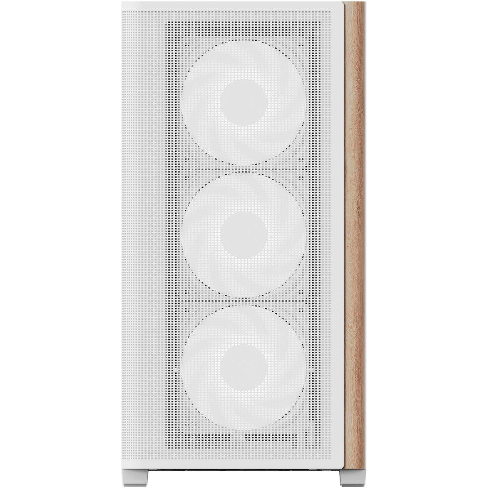 Aerocool b301a mini tower behuizing (wit | 1x usb-a | 1x usb-c | rgb)