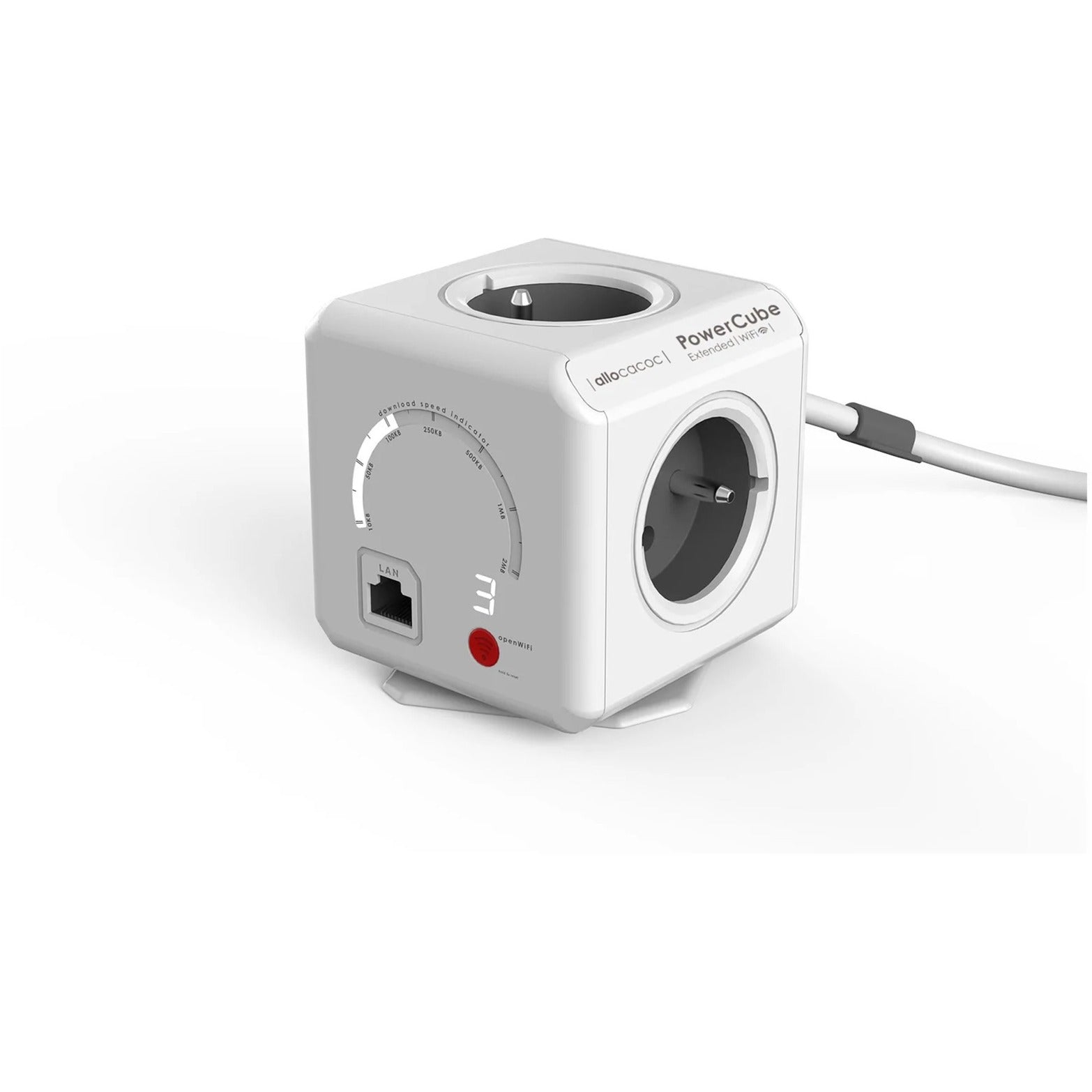 Allocacoc Allocacoc PowerCube Uitgebreide WiFi-stekkerdoos