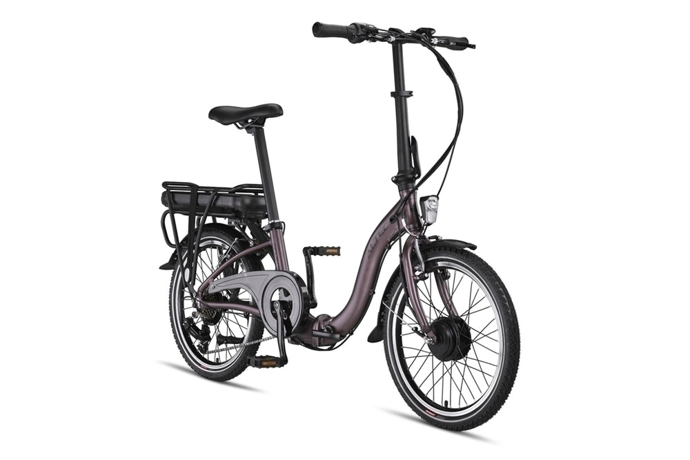 Vélo pliant Altec Comfort E-bike 20 pouces 7 vitesses. 518Wh Brun Terre - M129 - 40Nm - **** ACTION *****