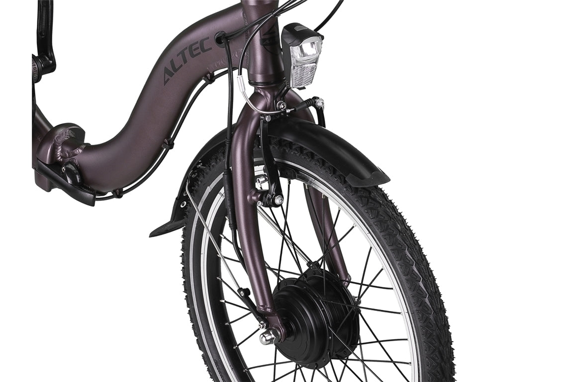 Altec Comfort E-bike Vouwfiets 20 inch 7-spd. 518Wh Terra Brown - M129 - 40Nm -
