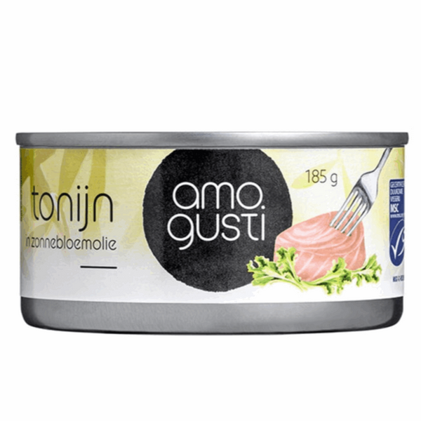 Amogusti tonijn in olie (185g)