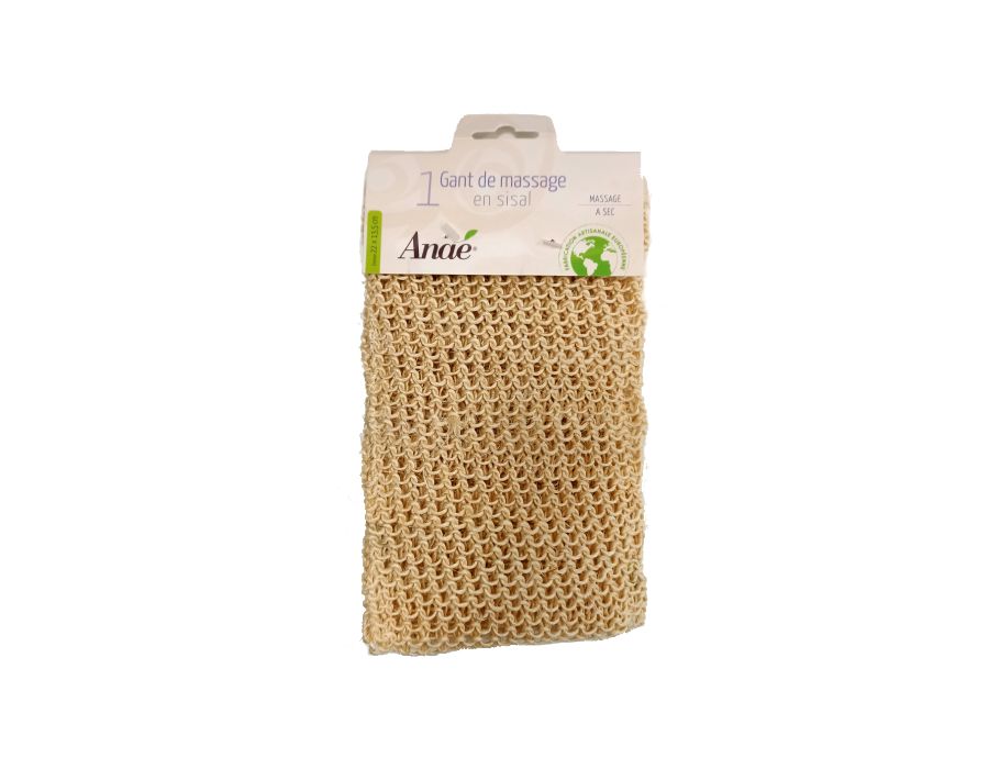 Anae massagehandschoen - sisal