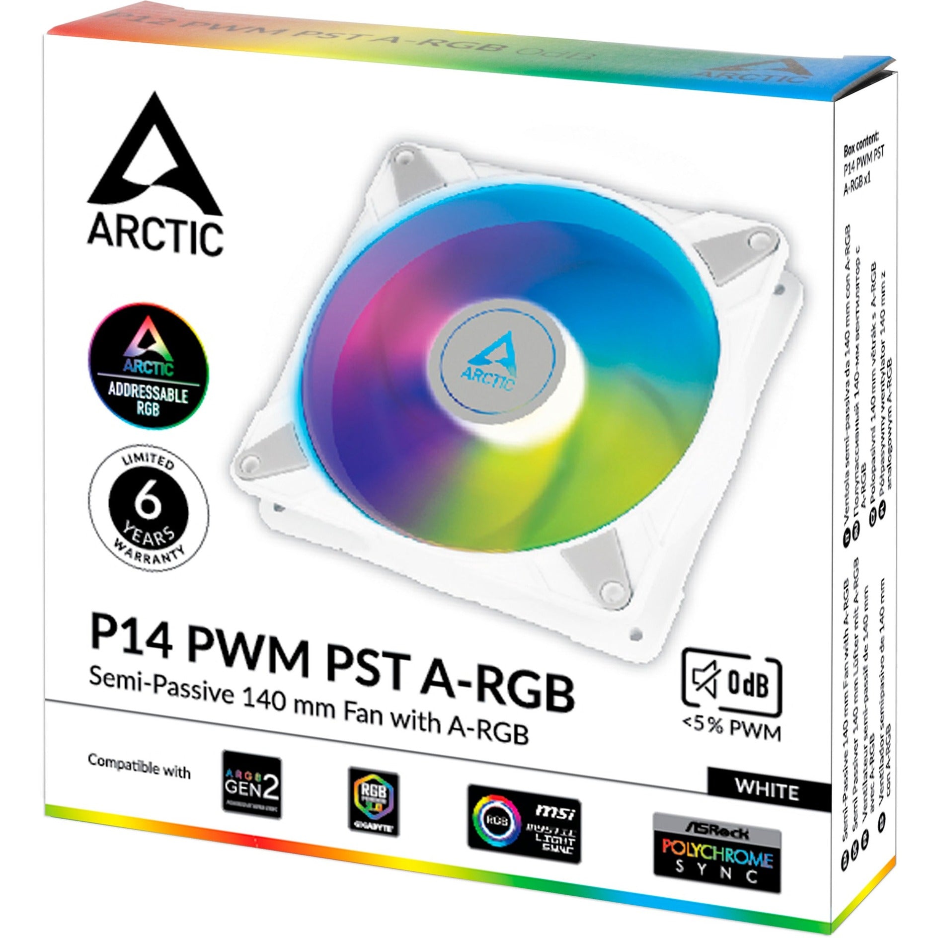 Arctische P14 PWM PST A-RGB
